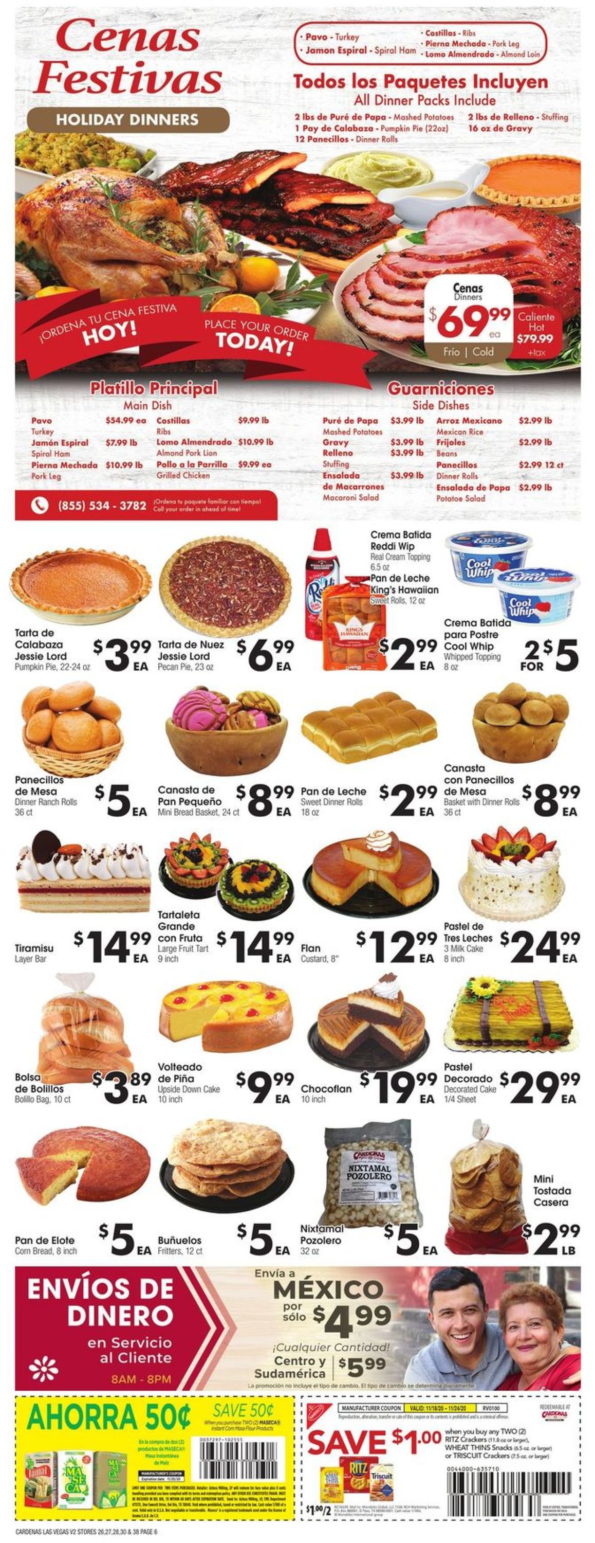 Catalogue Cardenas Thanksgiving 2020 from 11/18/2020