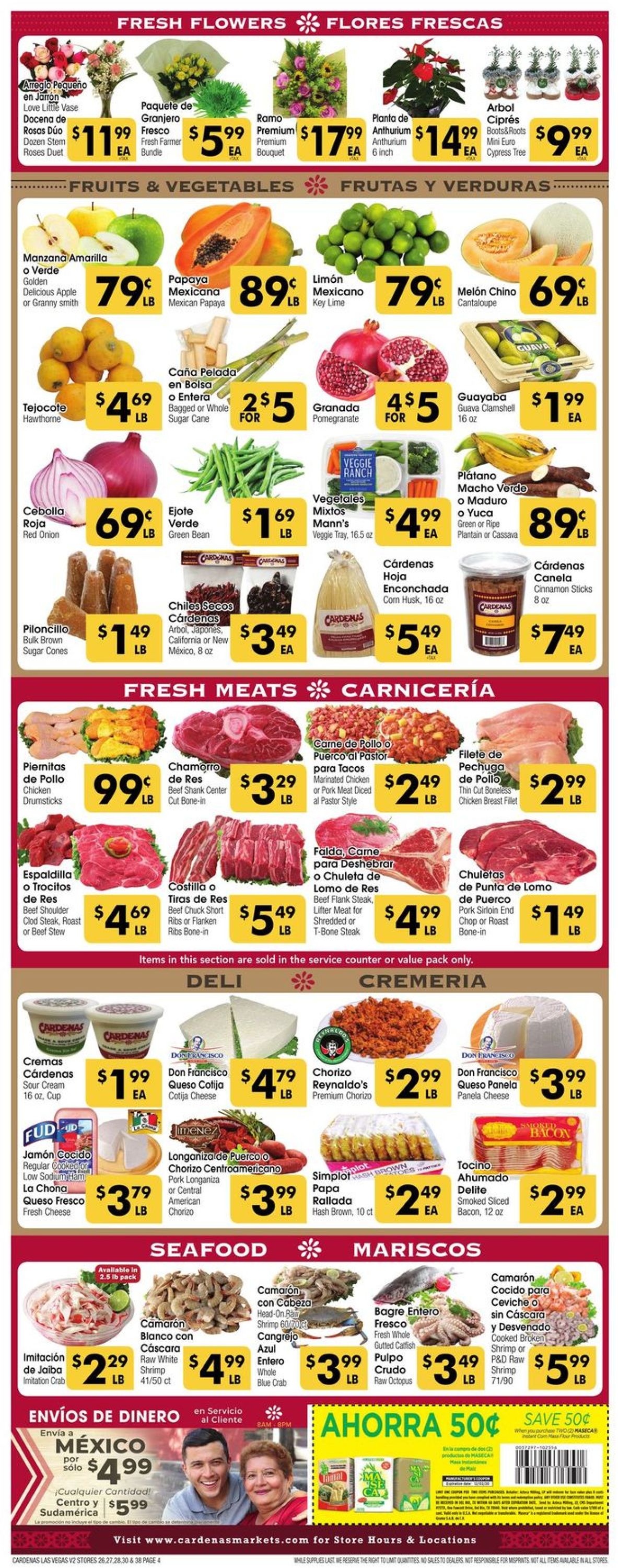 Catalogue Cardenas Thanksgiving 2020 from 11/25/2020