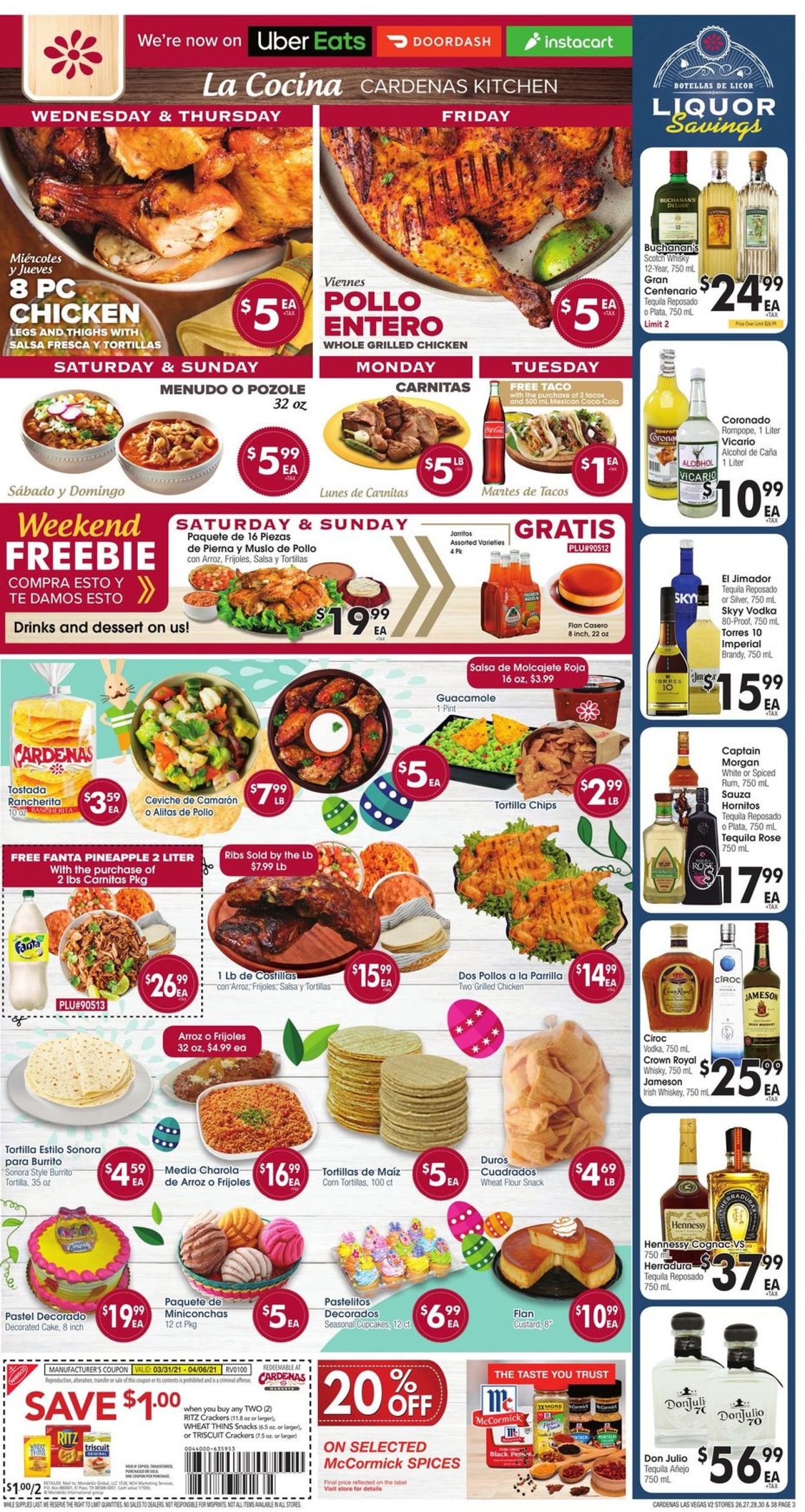Catalogue Cardenas Easter 2021 ad from 03/31/2021