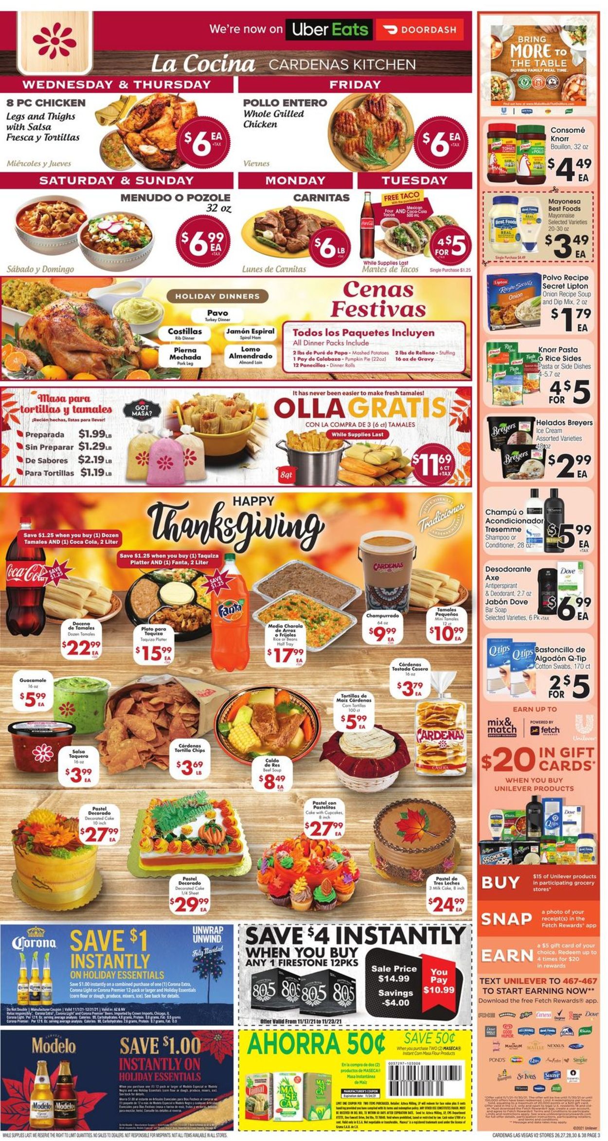 Catalogue Cardenas THANKSGIVING 2021 from 11/17/2021