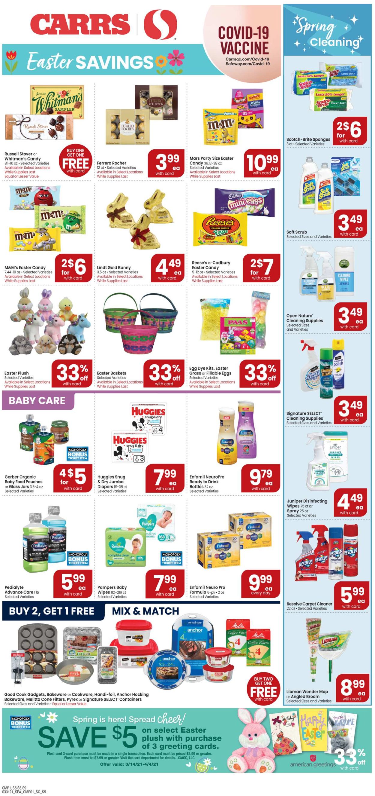 Catalogue Carrs - Easter 2021 Ad from 03/31/2021