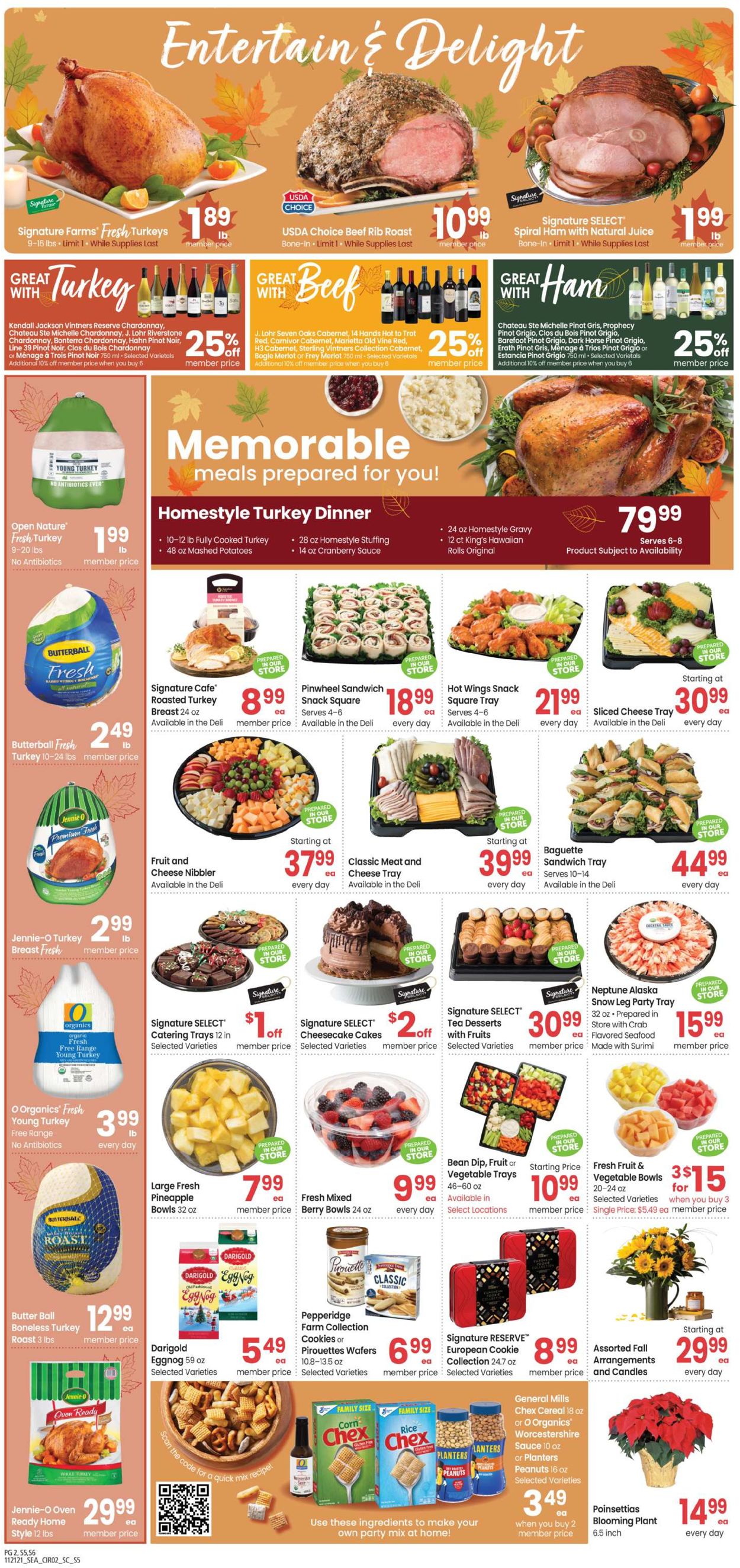 Catalogue Carrs THANKSGIVING 2021 from 11/21/2021