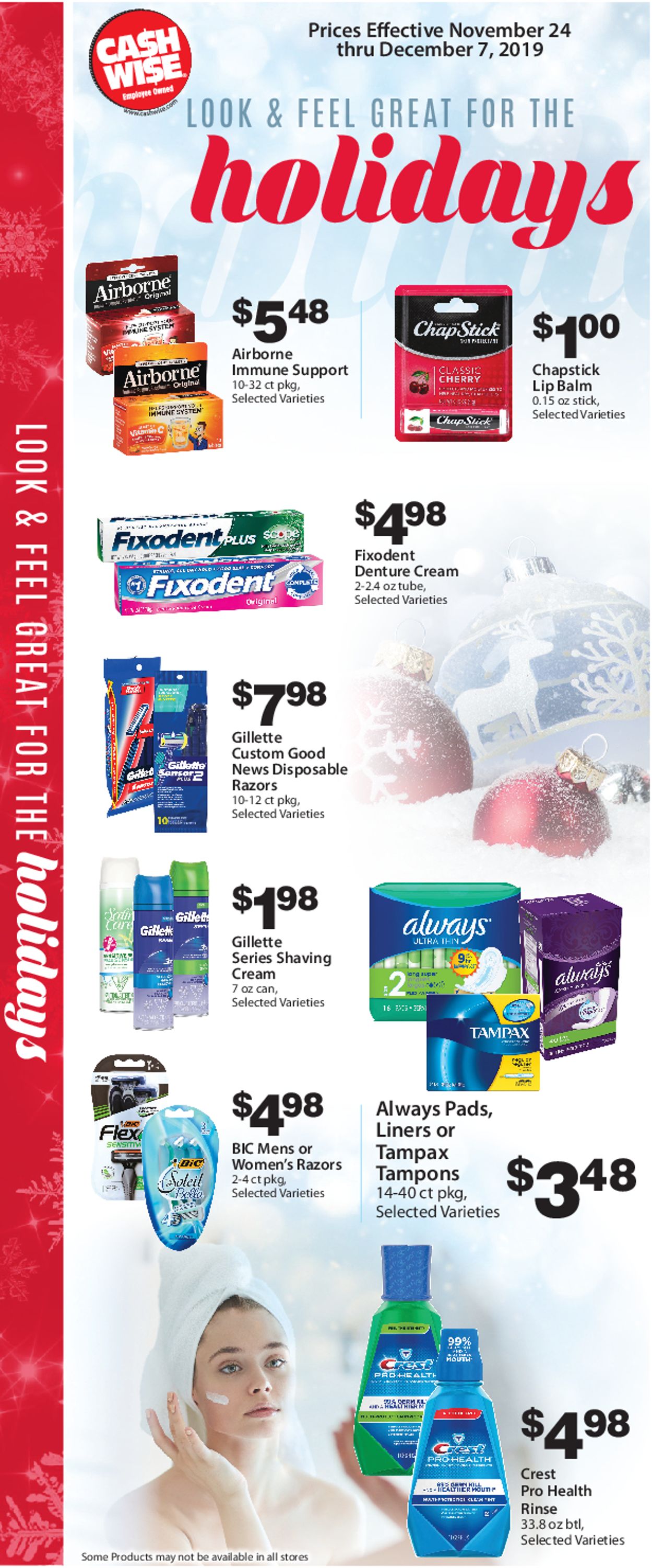 Catalogue Cash Wise - Holiday Ad 2019 from 11/24/2019