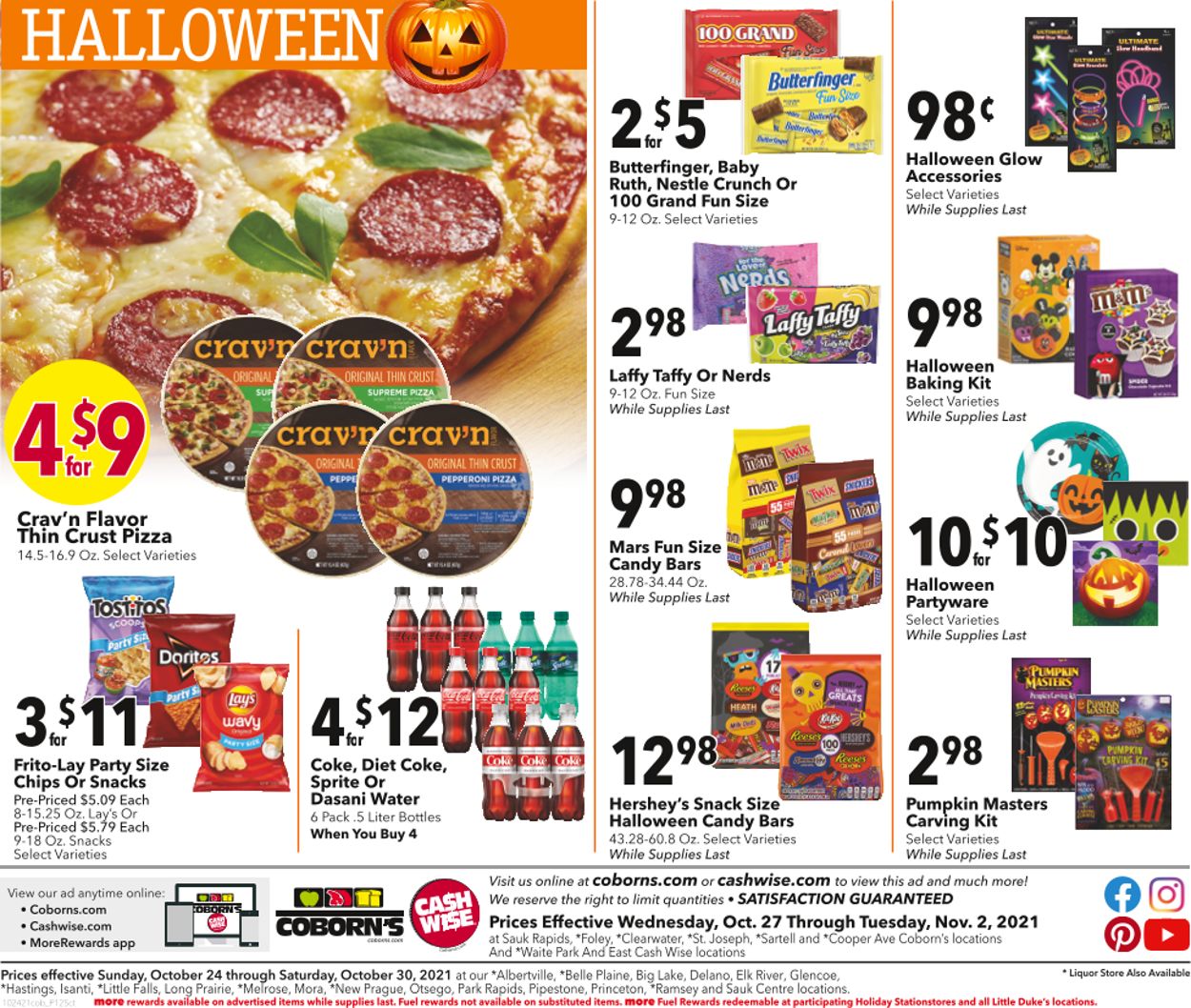 Catalogue Cash Wise HALLOWEEN 2021 from 10/27/2021
