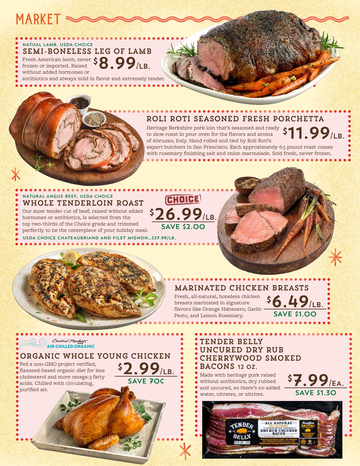 Catalogue Central Market Weekly Savor  from 12/16/2020