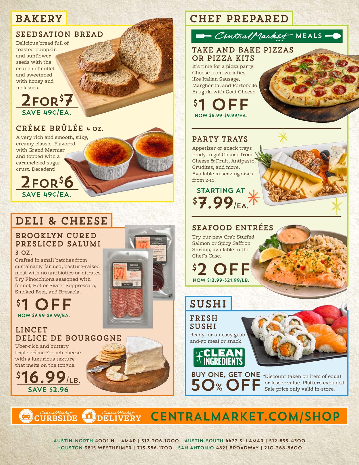 Catalogue Central Market Weekly Savor  from 12/30/2020