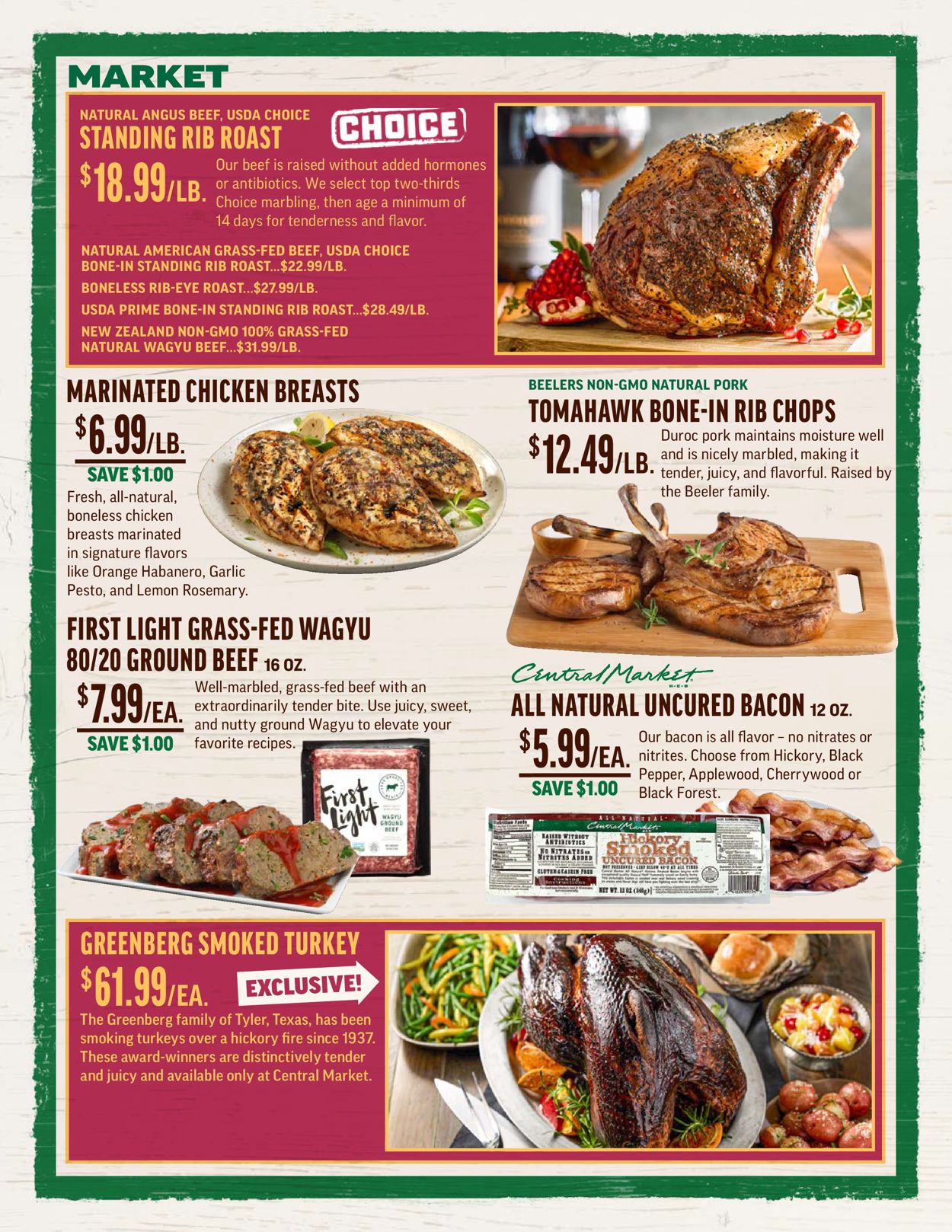 Catalogue Central Market THANKSGIVING 2021 from 11/17/2021