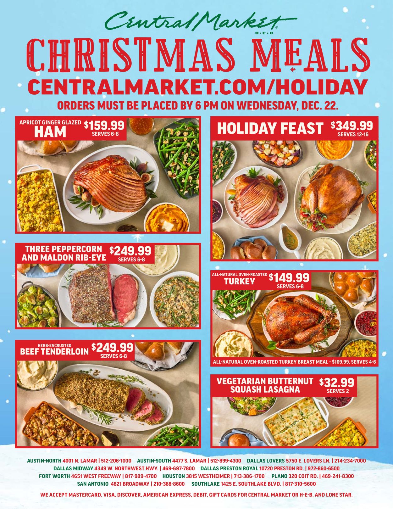 Catalogue Central Market CHRISTMAS 2021 from 12/15/2021