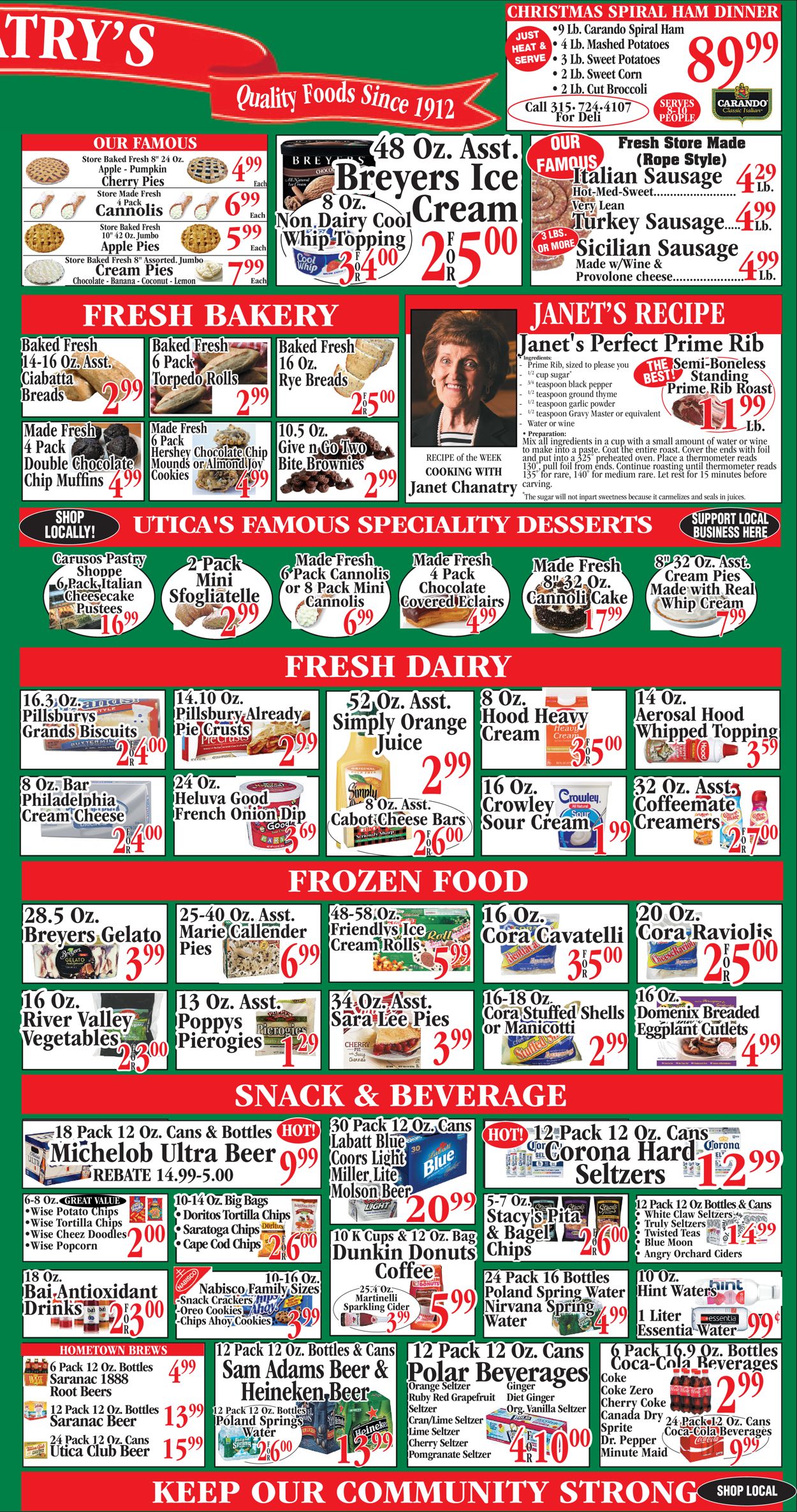 Catalogue Chanatry's Hometown Market Christmas 2020 from 12/13/2020