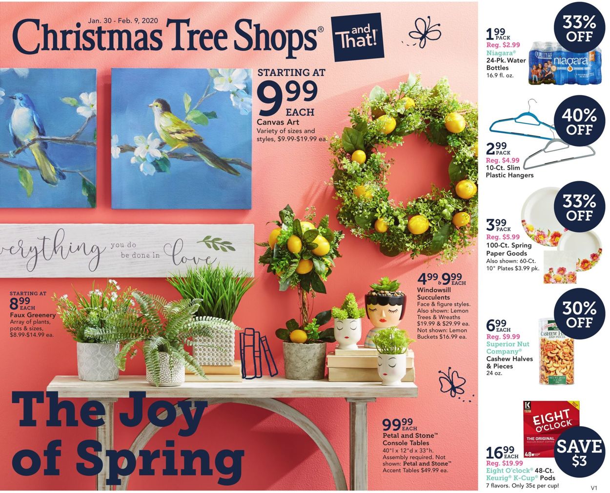Catalogue Christmas Tree Shops from 01/30/2020