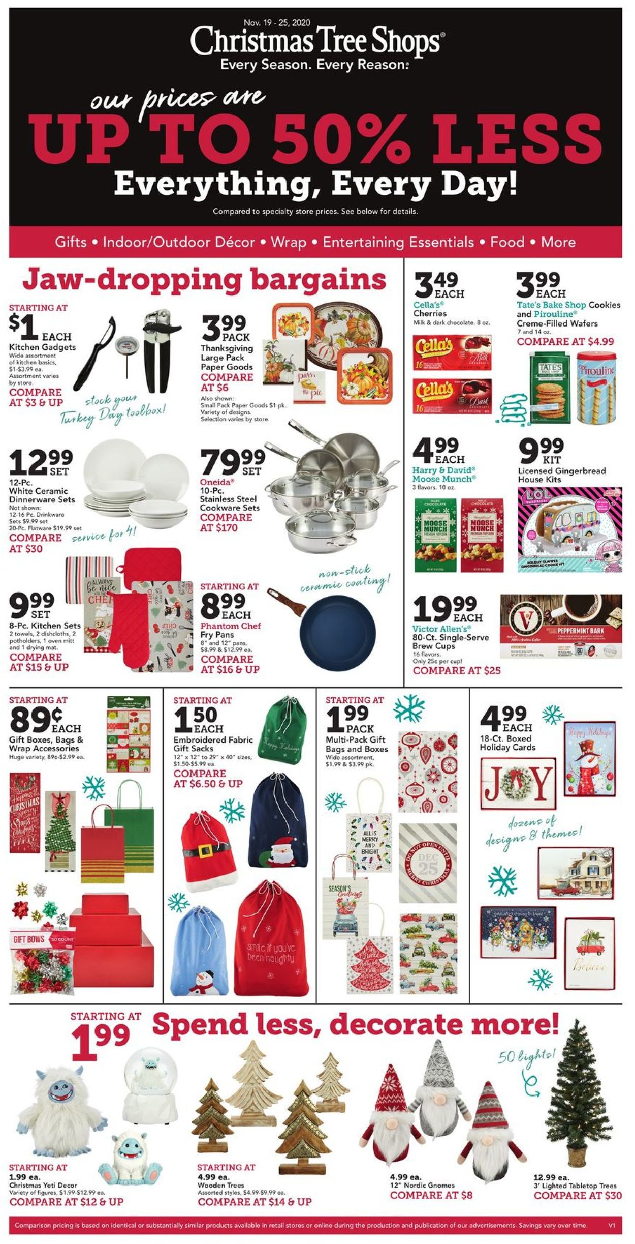 Catalogue Christmas Tree Shops Holiday ad 2020 from 11/19/2020