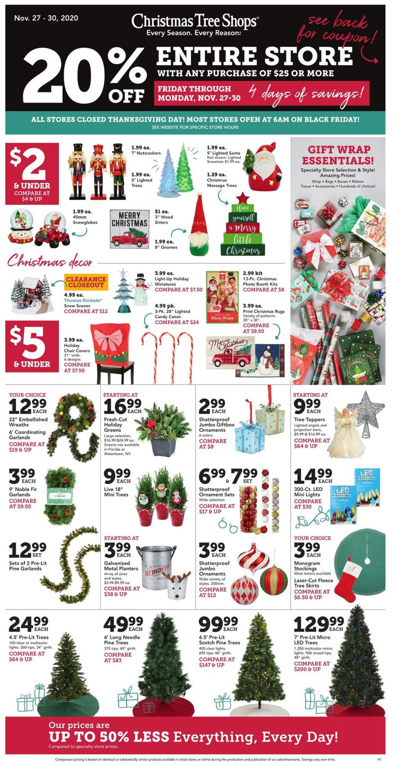 Catalogue Christmas Tree Shops Black Friday 2020 from 11/27/2020