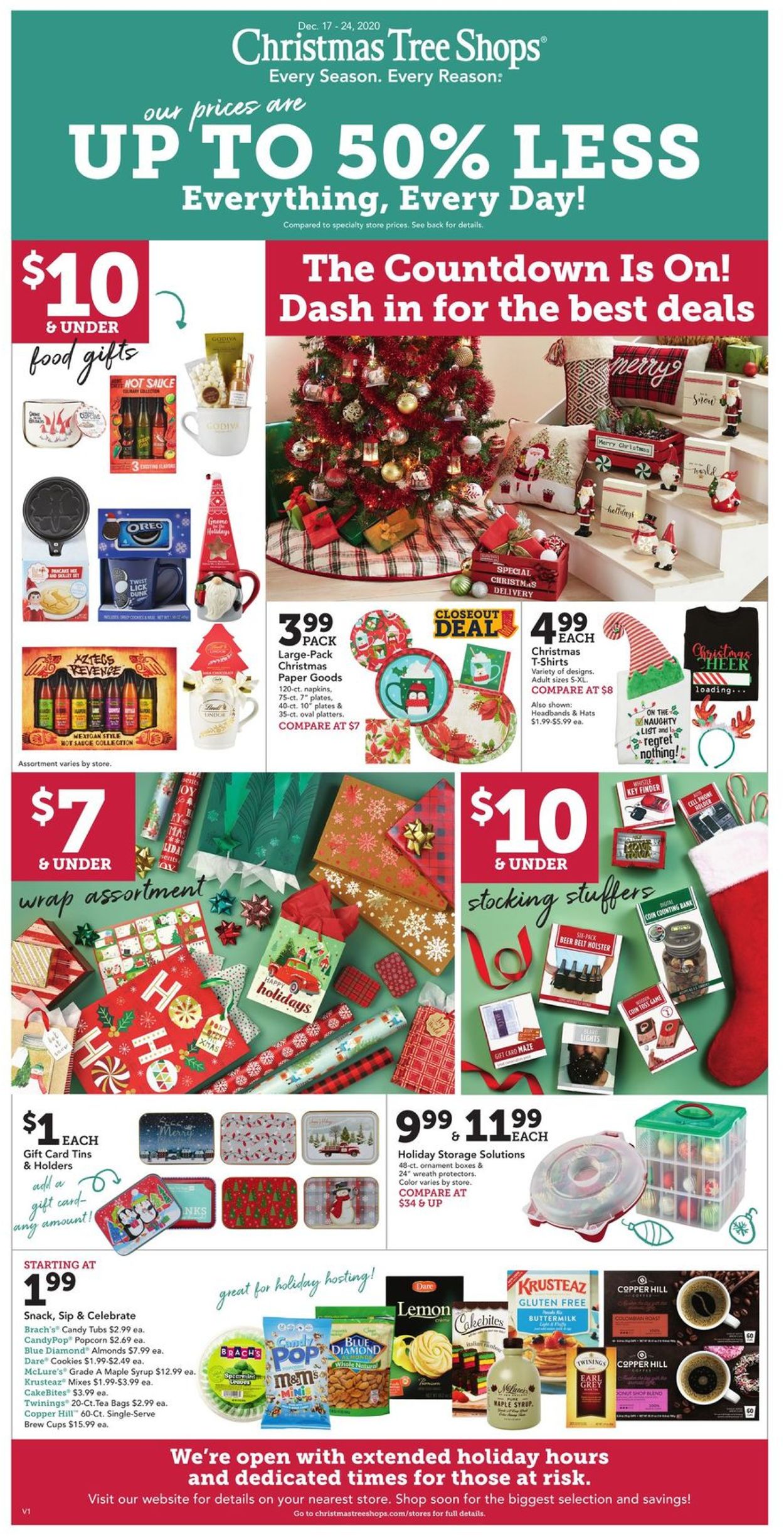 Catalogue Christmas Tree Shops Christmas Countdown 2020 from 12/17/2020
