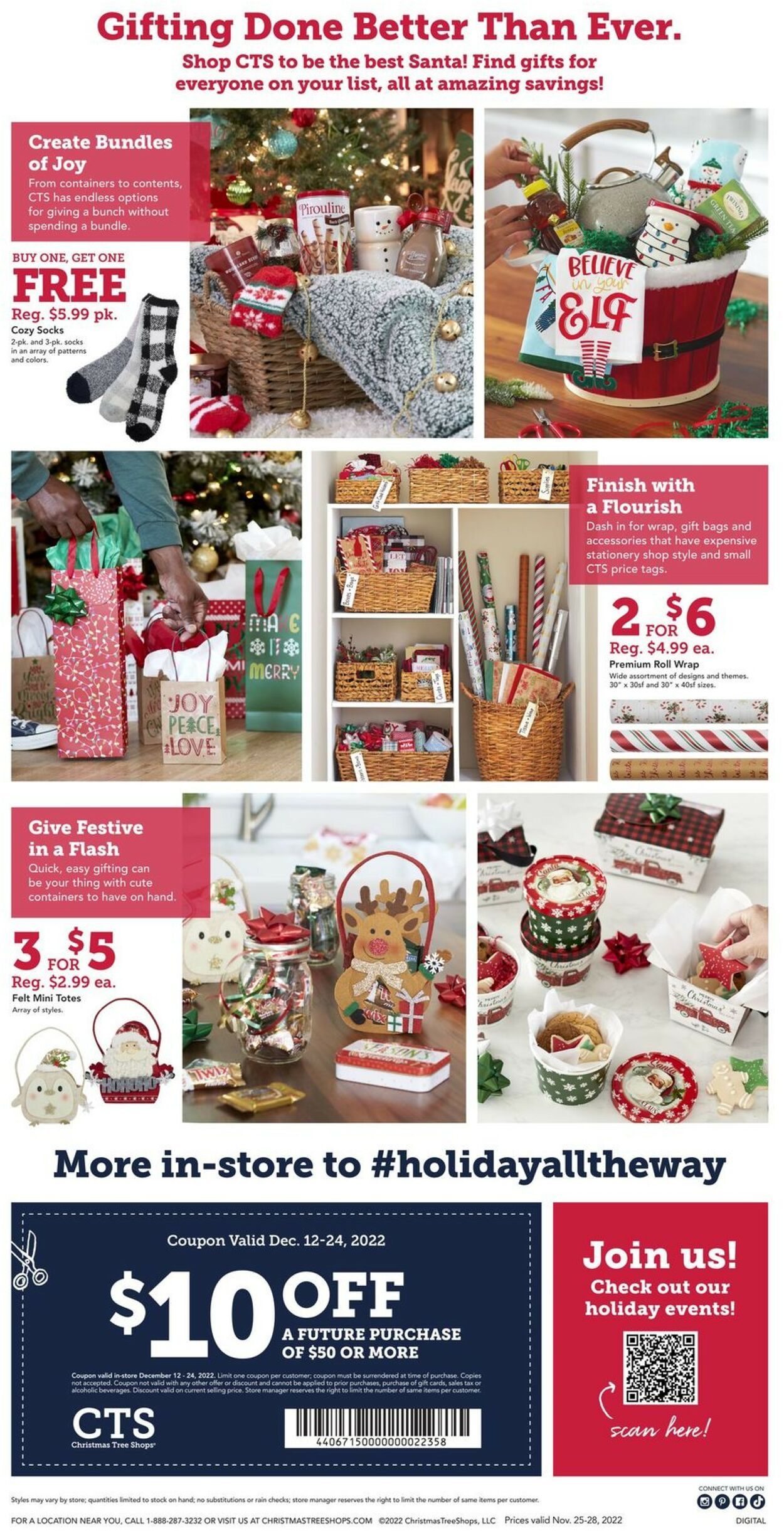Catalogue Christmas Tree Shops from 11/25/2022