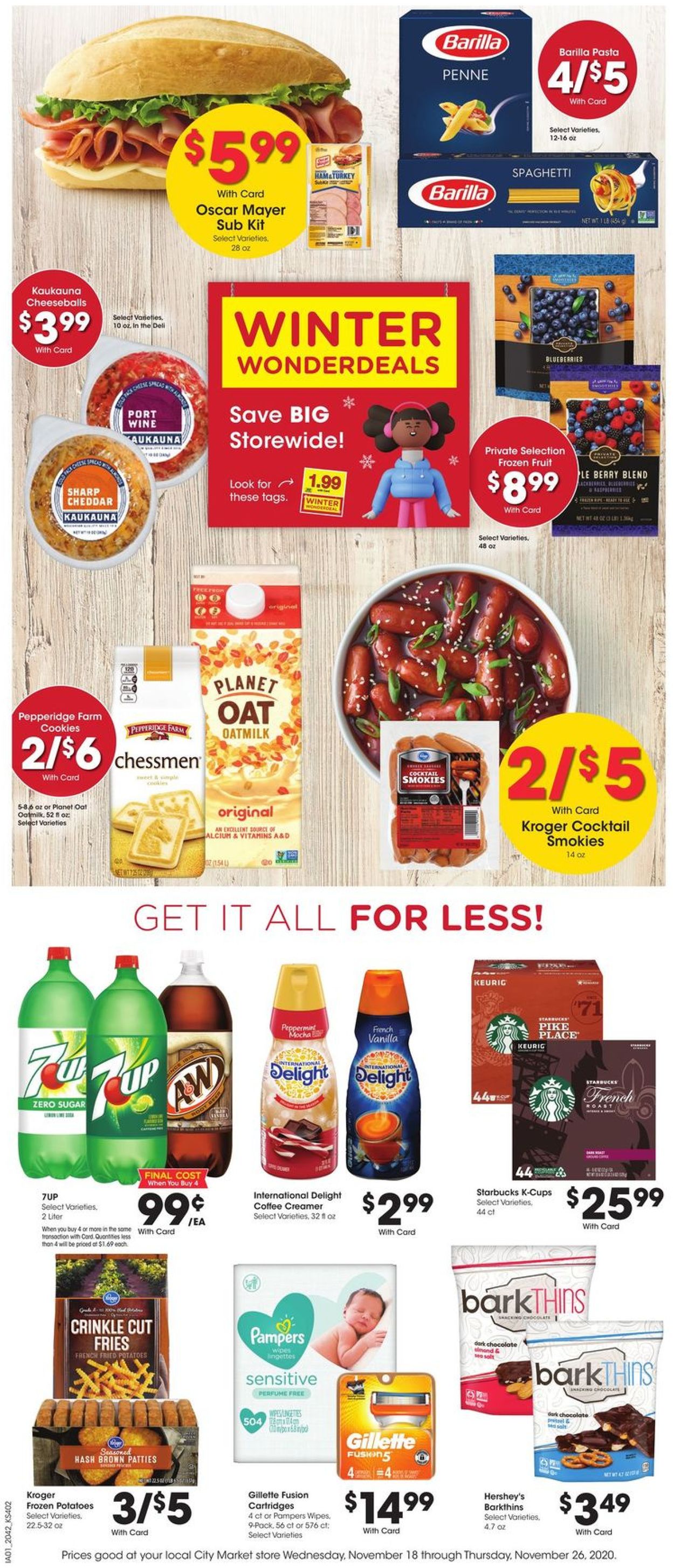 Catalogue City Market Thanksgiving ad 2020 from 11/18/2020