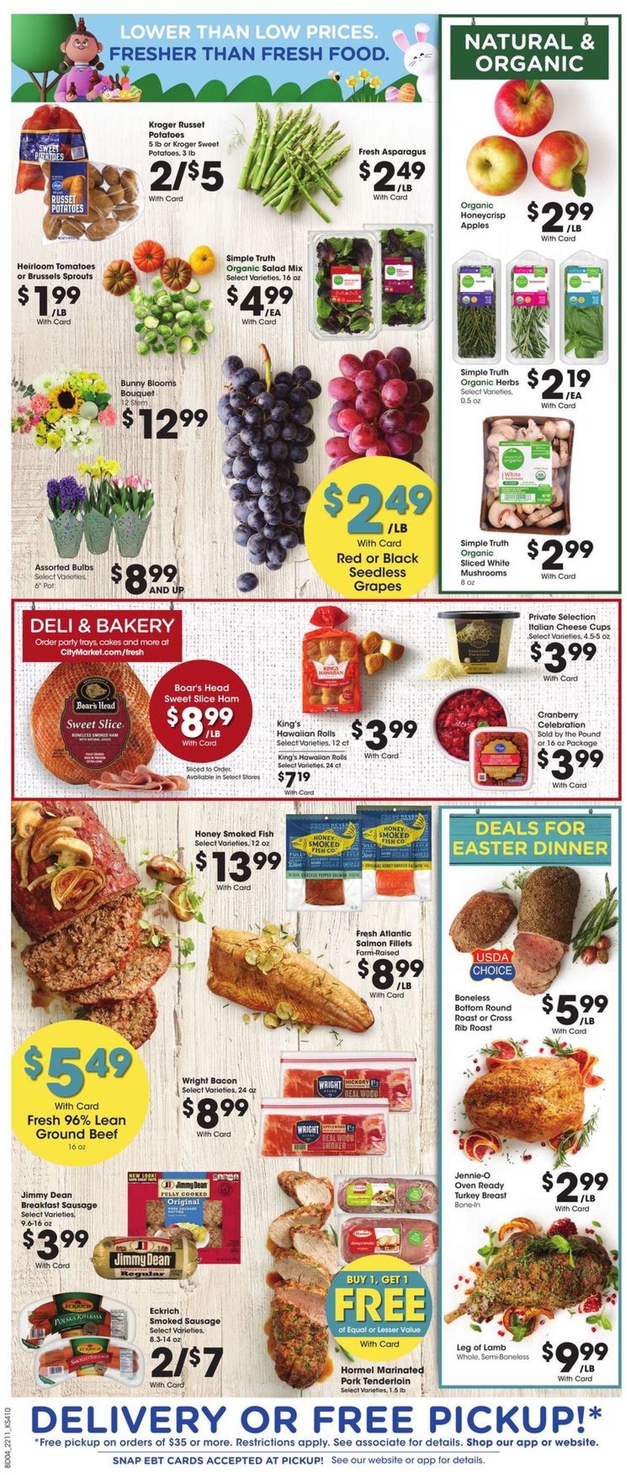 Catalogue City Market EASTER AD 2022 from 04/13/2022