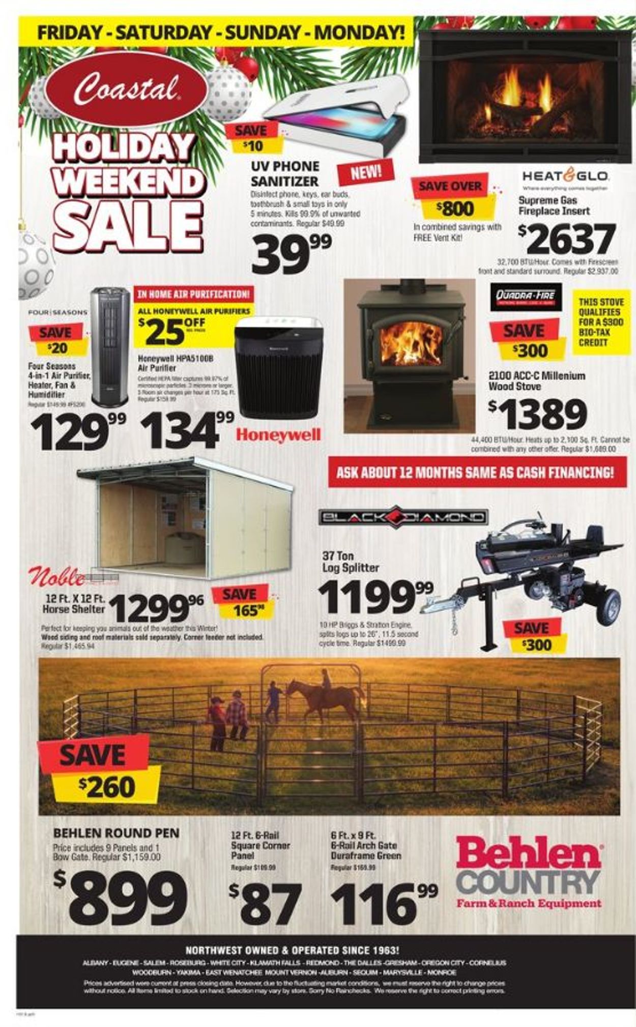 Catalogue Coastal Farm & Ranch Holiday Weekend Sale 2020 from 11/27/2020