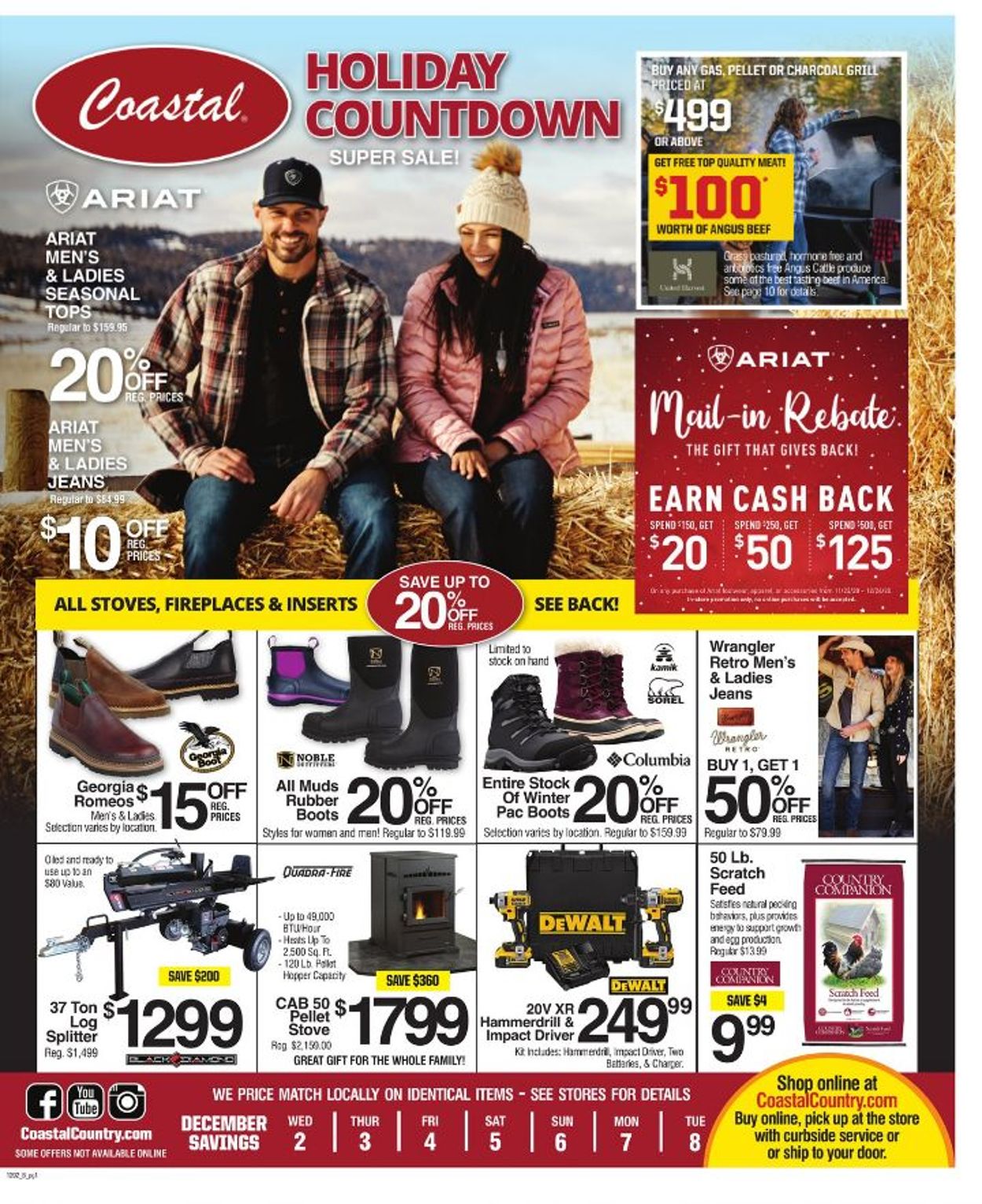 coastal farm and ranch sale ad