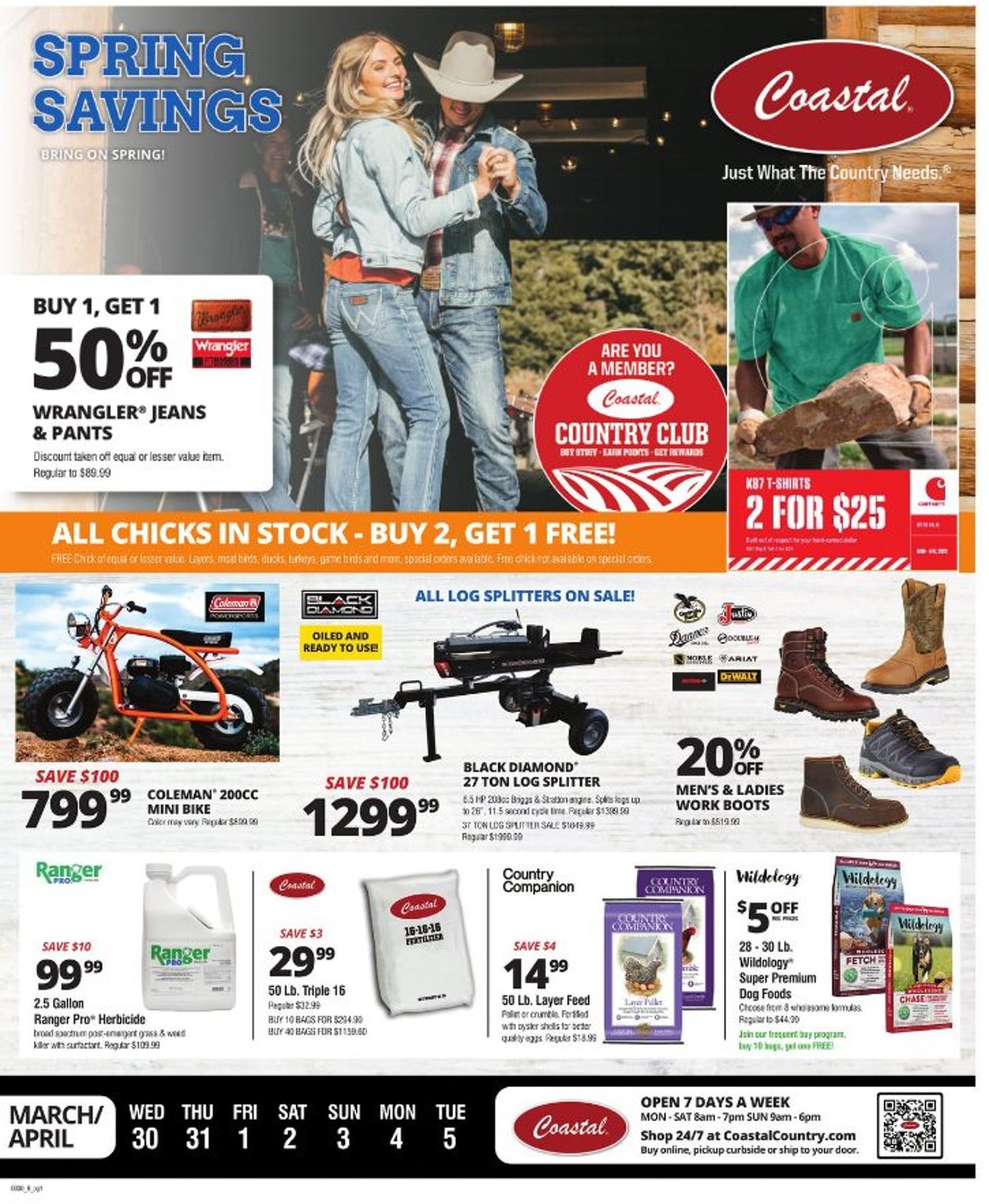 Coastal Farm & Ranch Current weekly ad 03/30 04/05/2022 frequent
