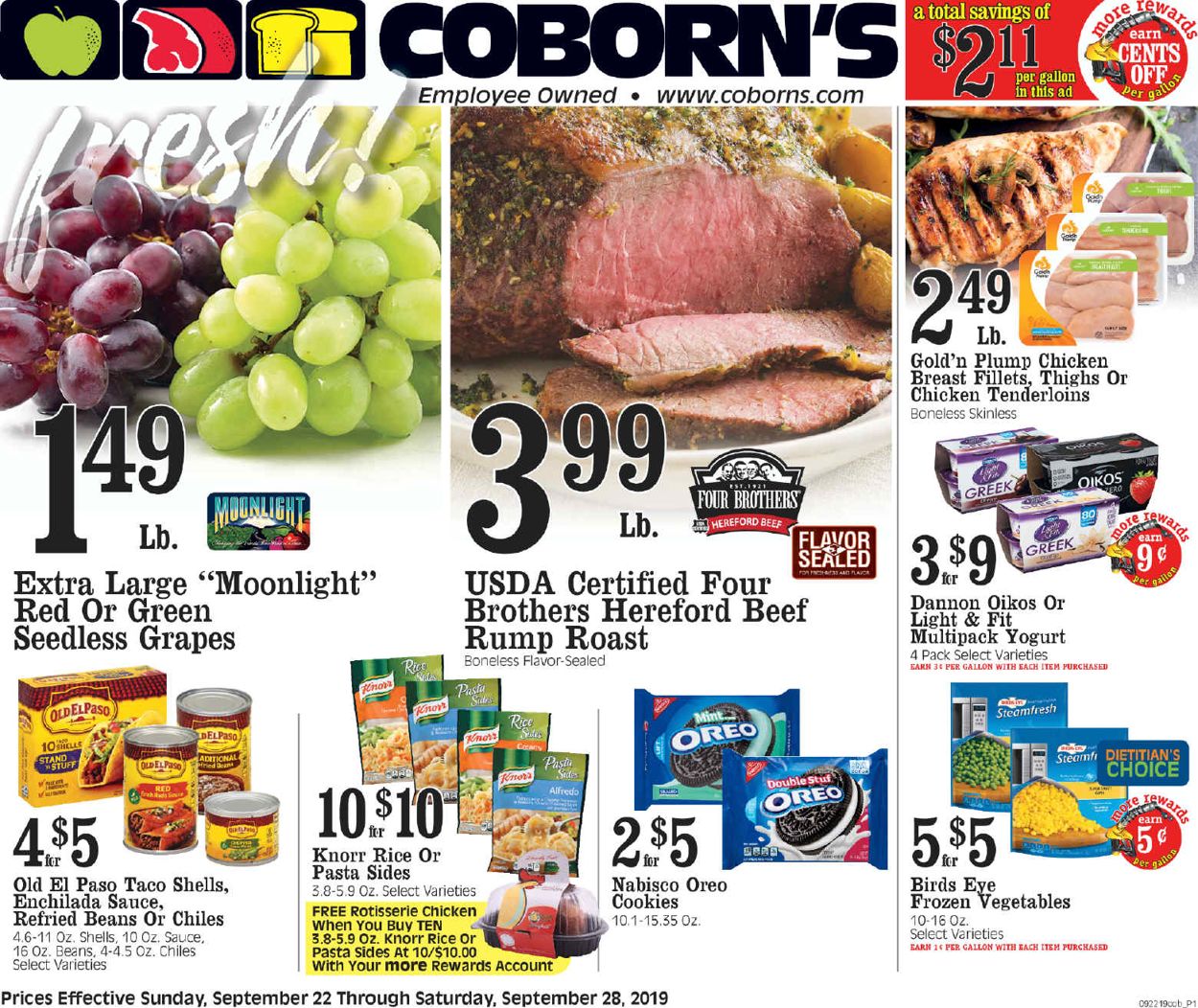 Catalogue Coborn's from 09/22/2019