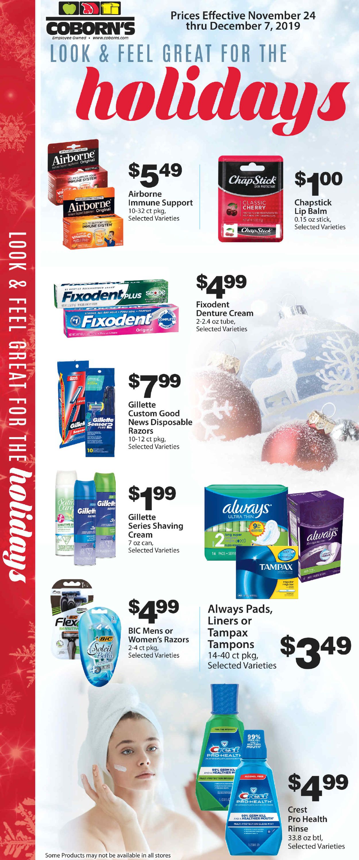Catalogue Coborn's - Holiday Ad 2019 from 11/24/2019