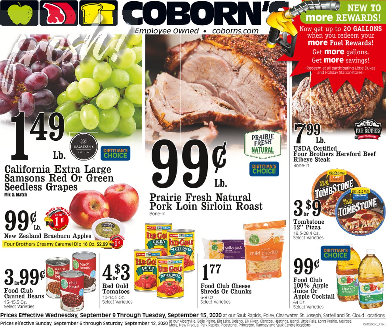 Catalogue Coborn's from 09/09/2020