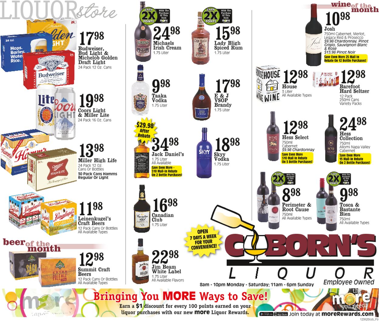 Catalogue Coborn's Liquor 2020 from 12/09/2020