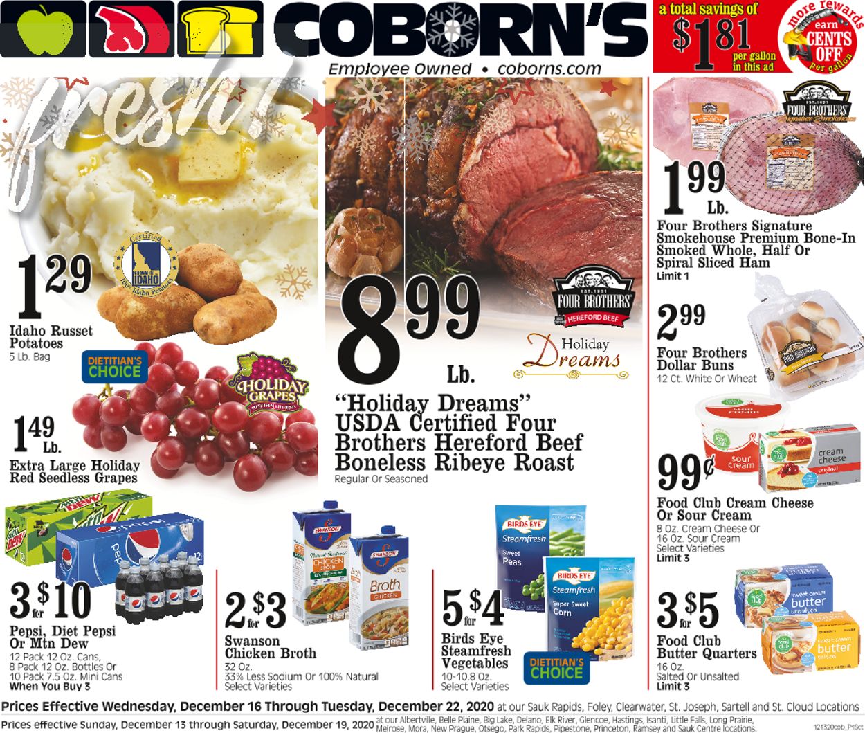 Catalogue Coborn's from 12/16/2020