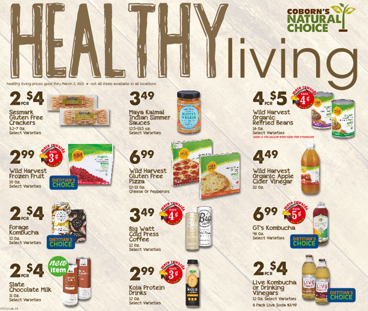 Catalogue Coborn's Healthy Living 2021 from 01/31/2021