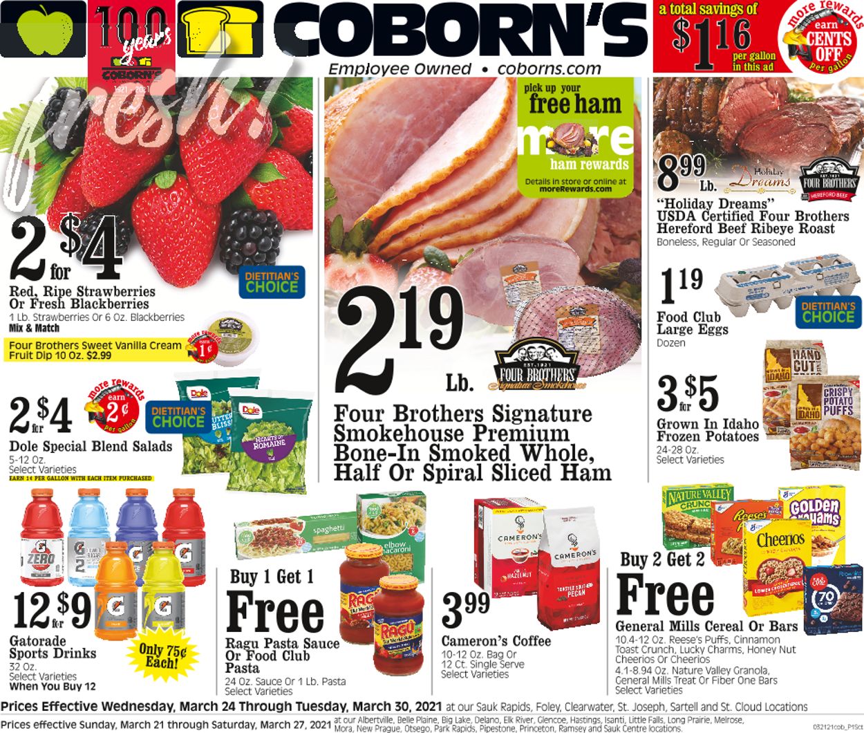 Catalogue Coborn's from 03/24/2021