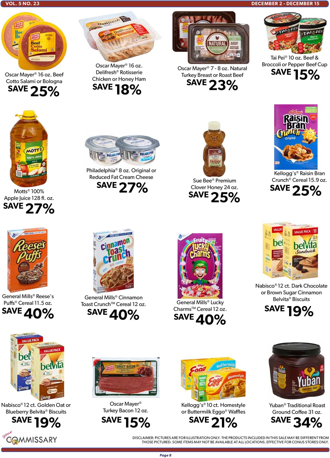 Catalogue Commissary from 12/02/2019
