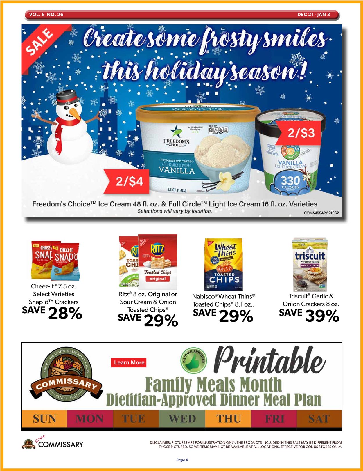 Catalogue Commissary Christmas Ad 2020 from 12/21/2020