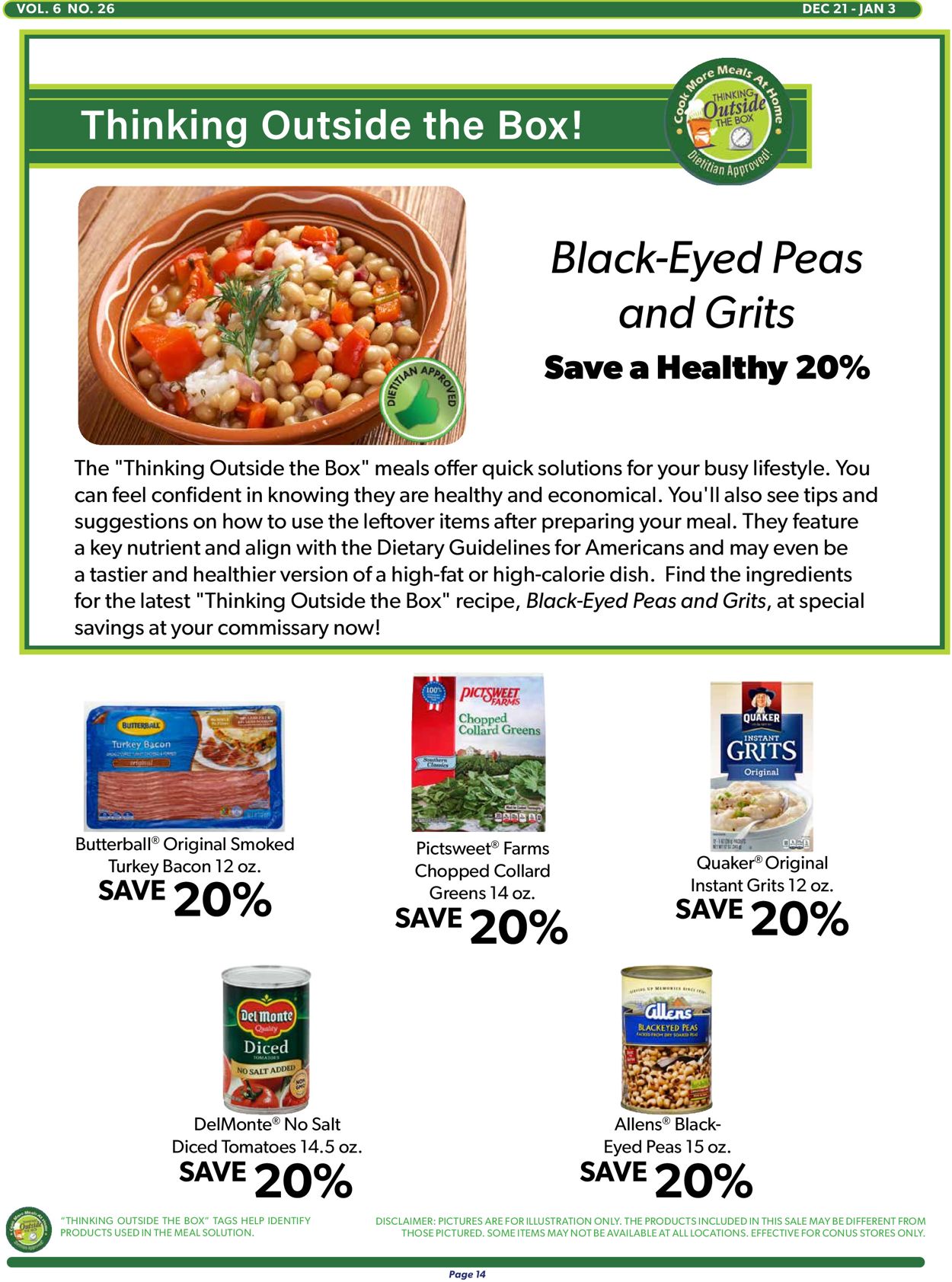 Catalogue Commissary Christmas Ad 2020 from 12/21/2020