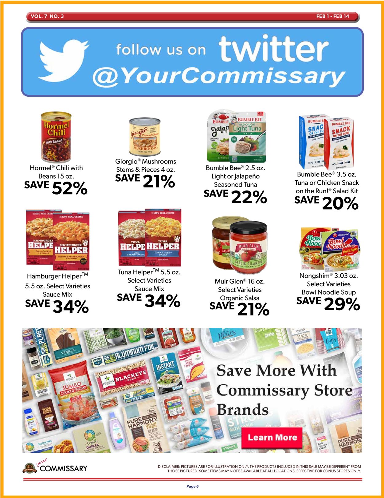 Catalogue Commissary Game Day 2021 from 02/01/2021