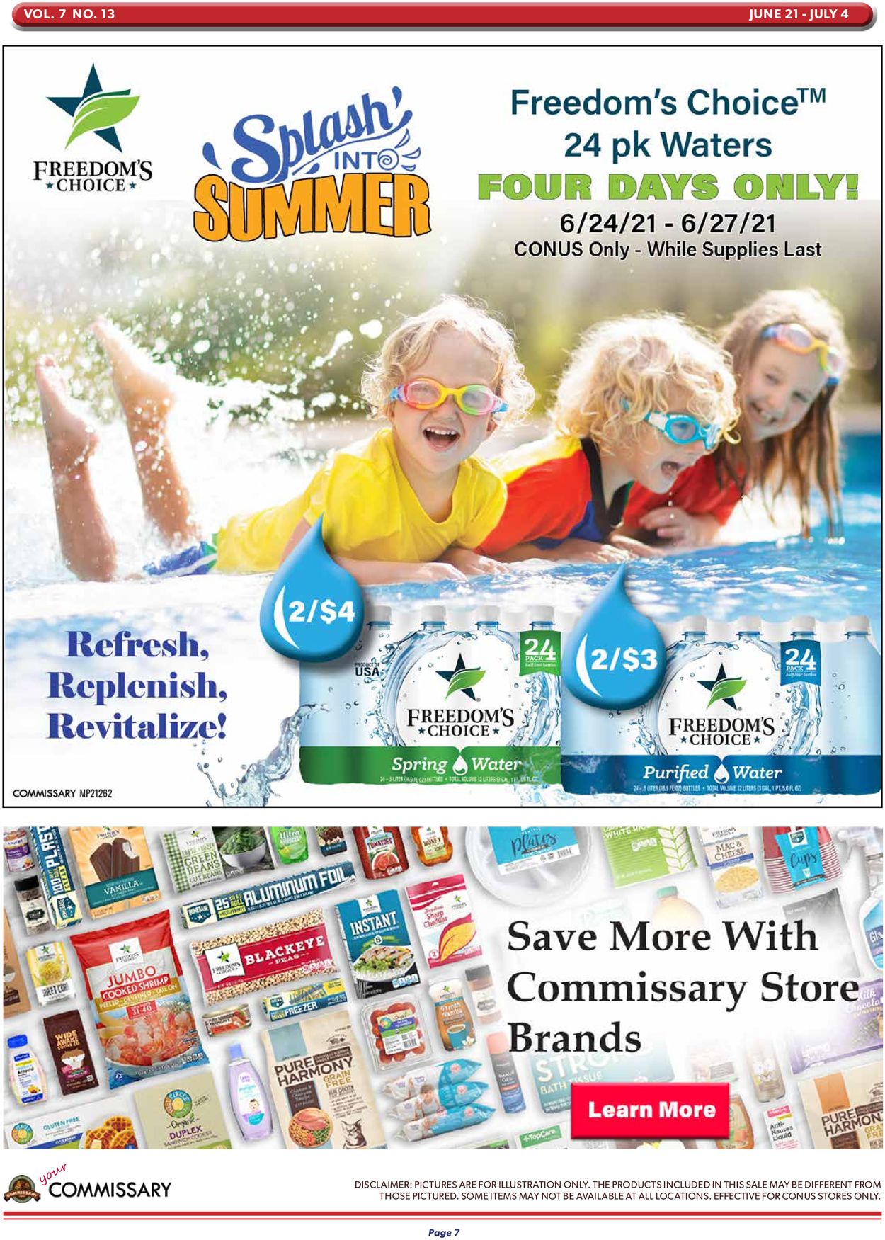Catalogue Commissary from 06/21/2021