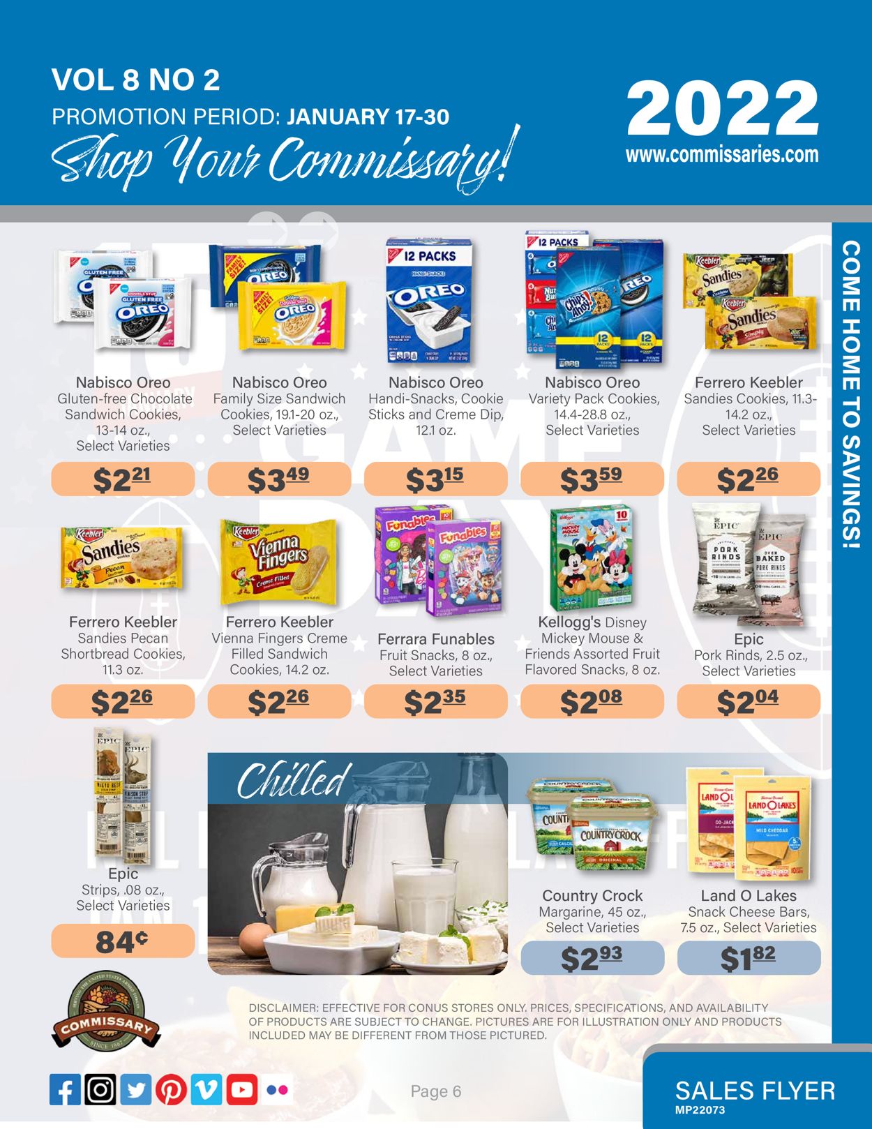 Catalogue Commissary from 01/17/2022