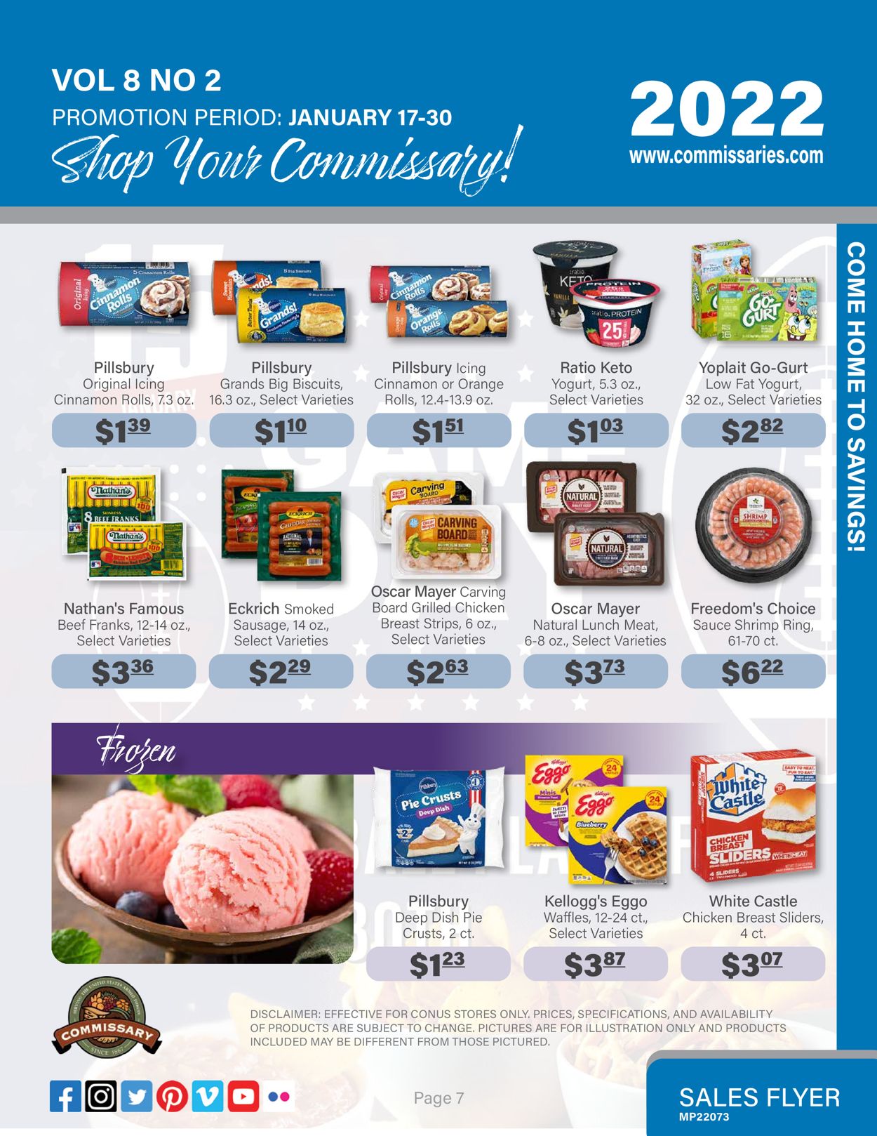 Catalogue Commissary from 01/17/2022
