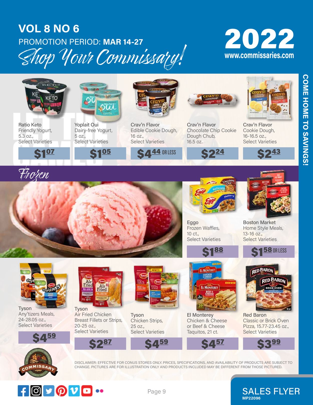 Catalogue Commissary from 03/14/2022