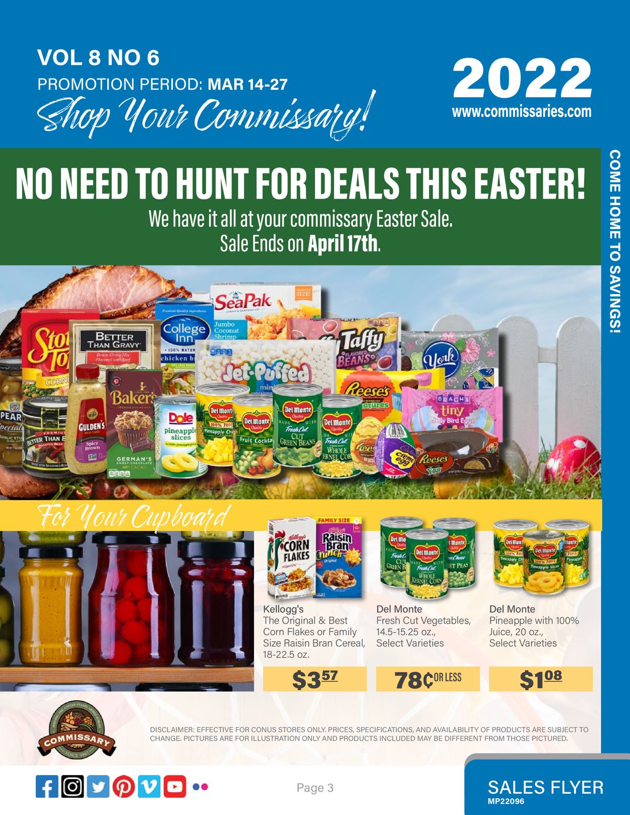 Catalogue Commissary from 03/14/2022