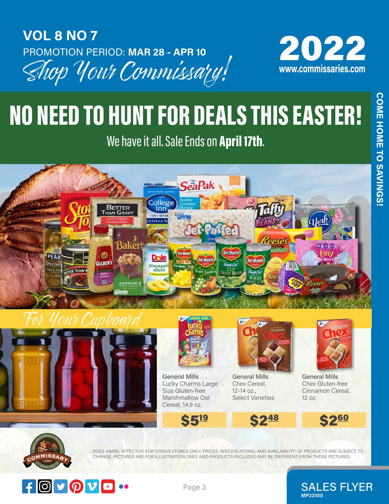 Catalogue Commissary EASTER 2022 from 03/28/2022