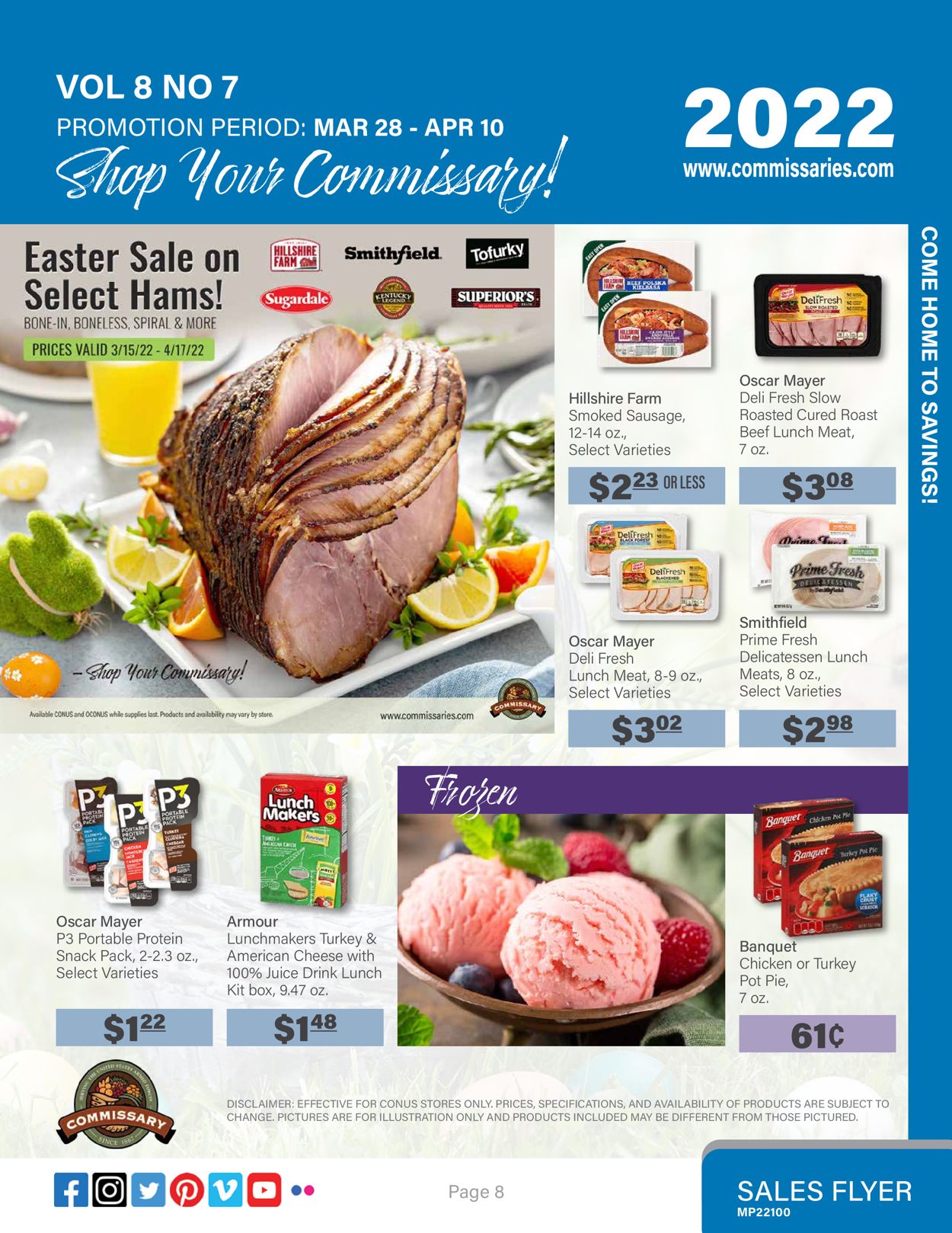 Catalogue Commissary EASTER 2022 from 03/28/2022