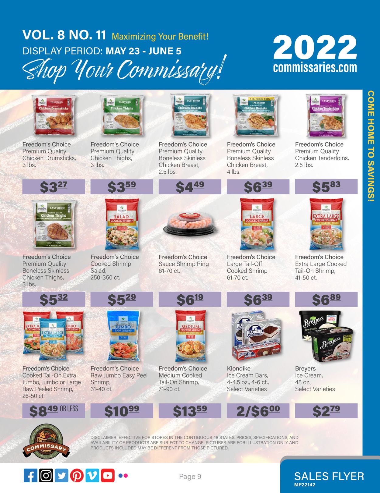 Catalogue Commissary from 05/23/2022