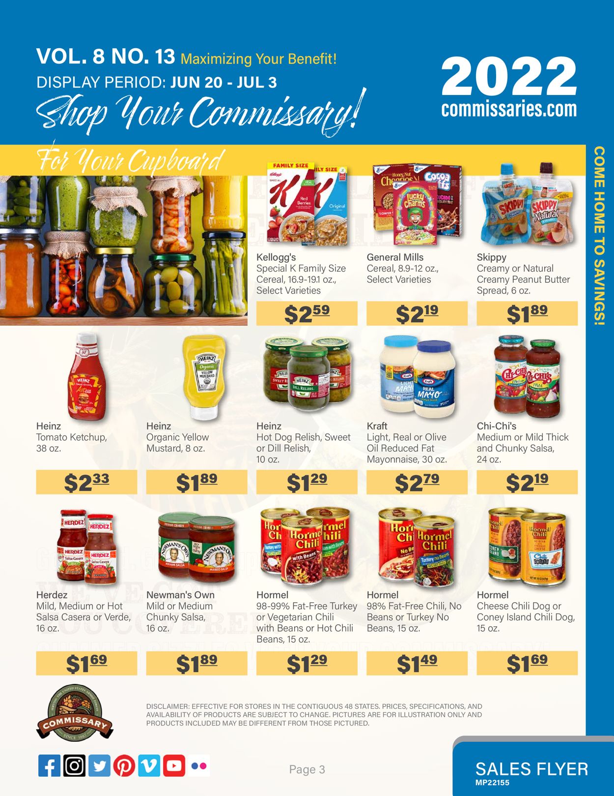 Catalogue Commissary from 06/20/2022