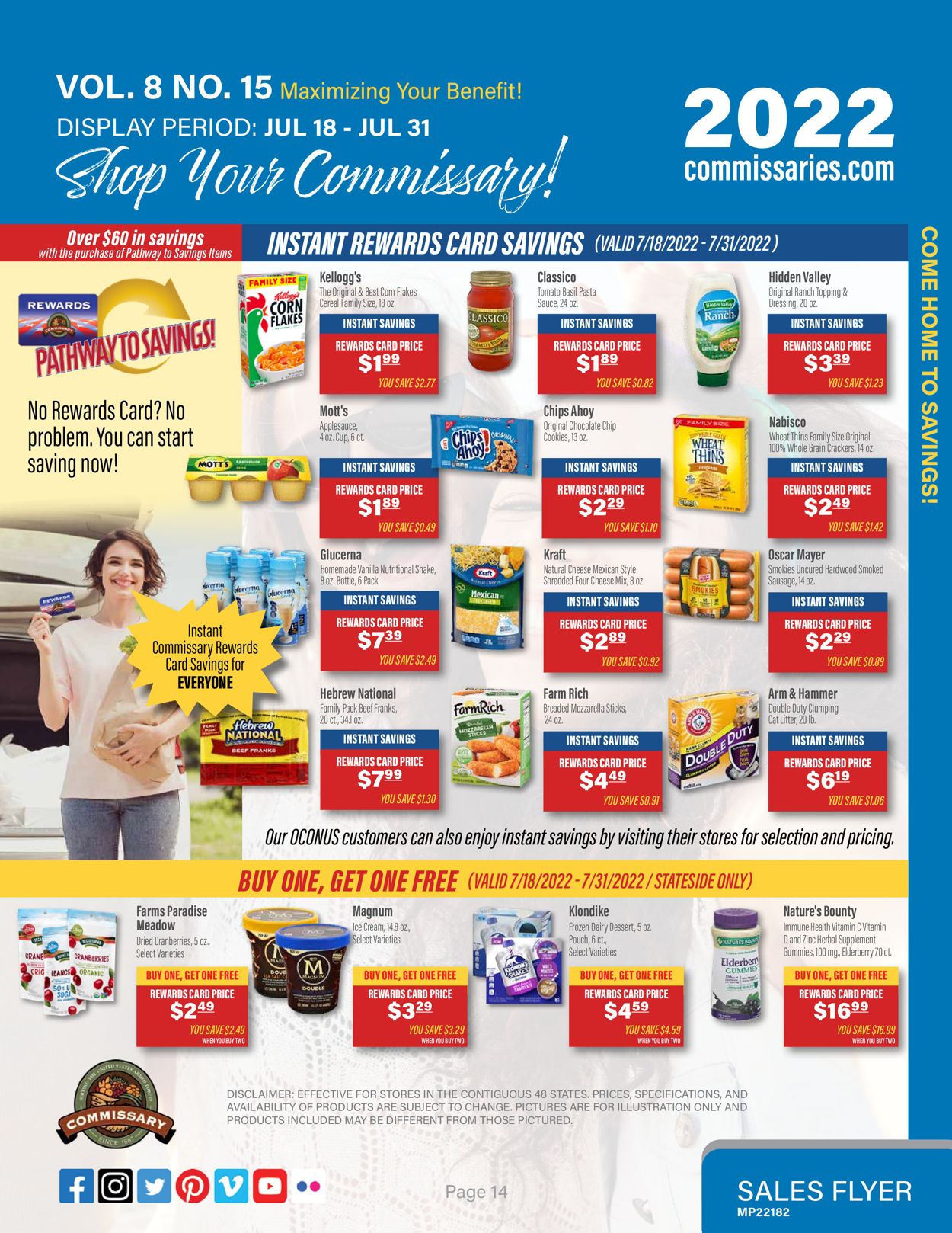 Catalogue Commissary from 07/18/2022