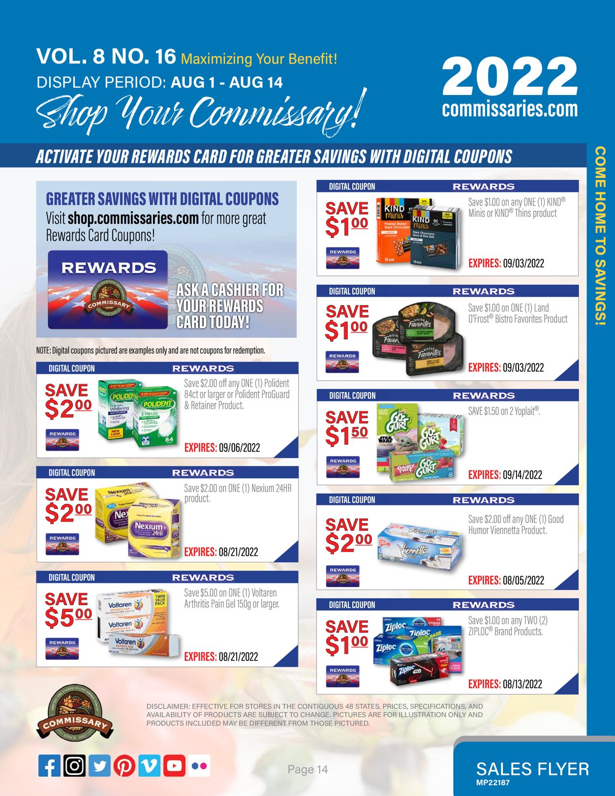 Catalogue Commissary from 08/01/2022