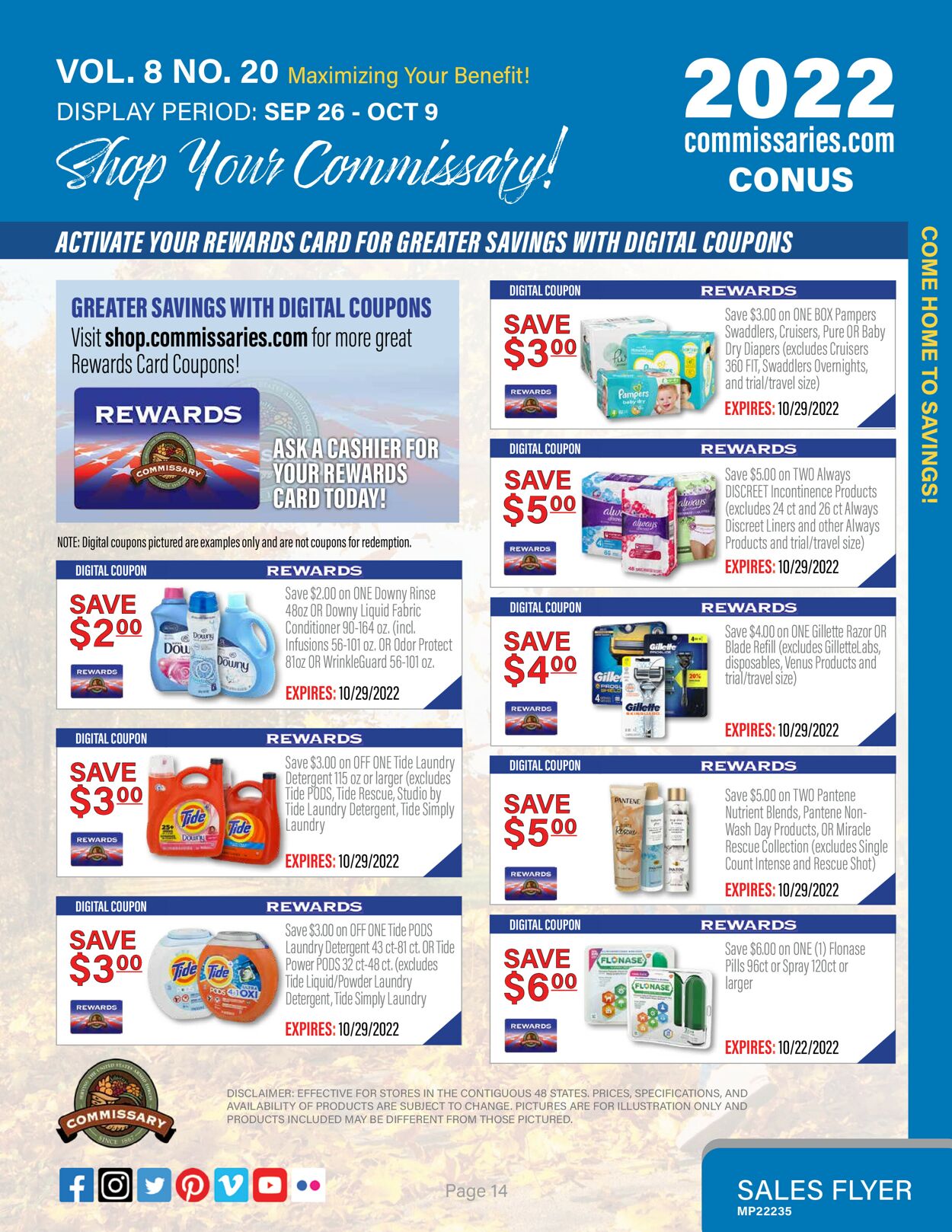Catalogue Commissary from 09/26/2022