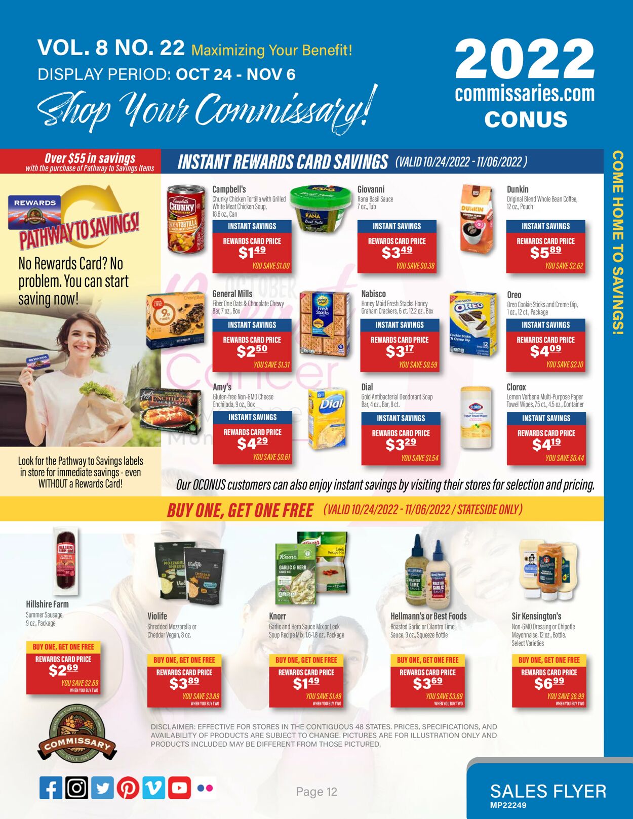 Catalogue Commissary from 10/24/2022