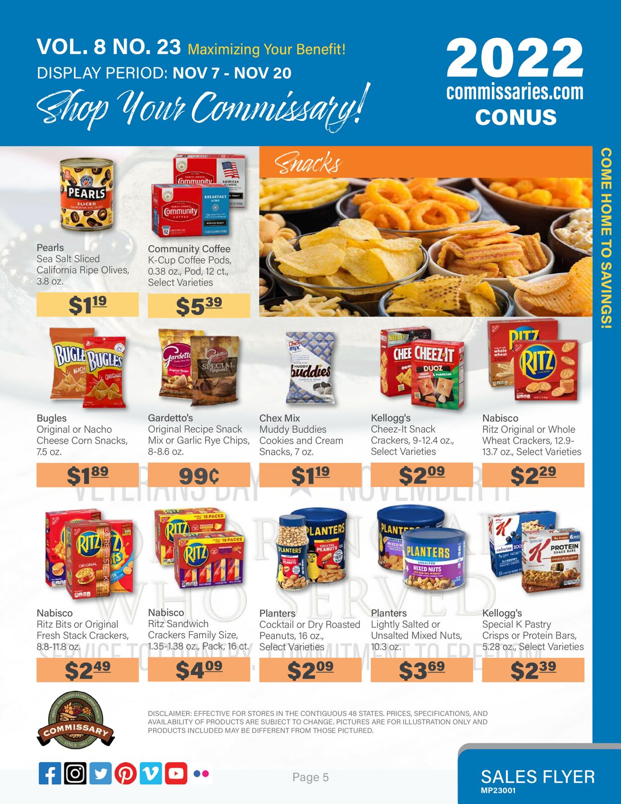Catalogue Commissary from 11/07/2022