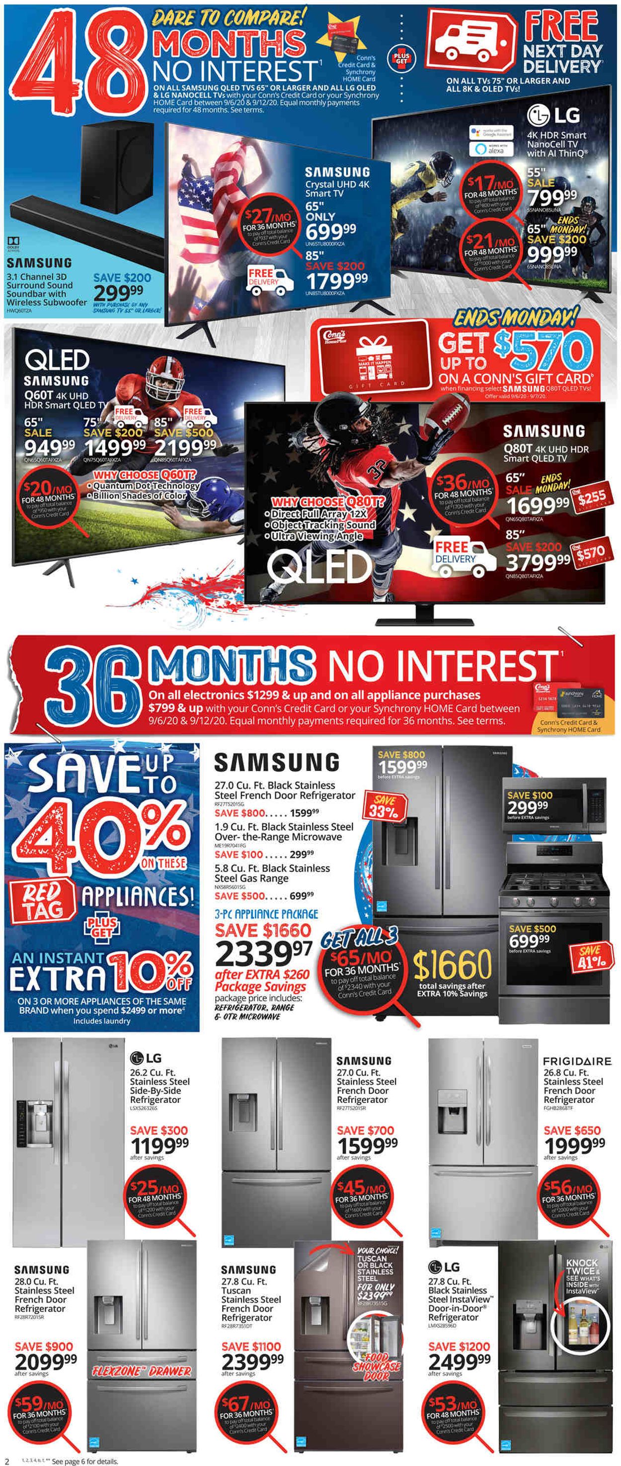 Conn's Home Plus Current weekly ad 09/06 - 09/12/2020 2 - frequent-ads.com