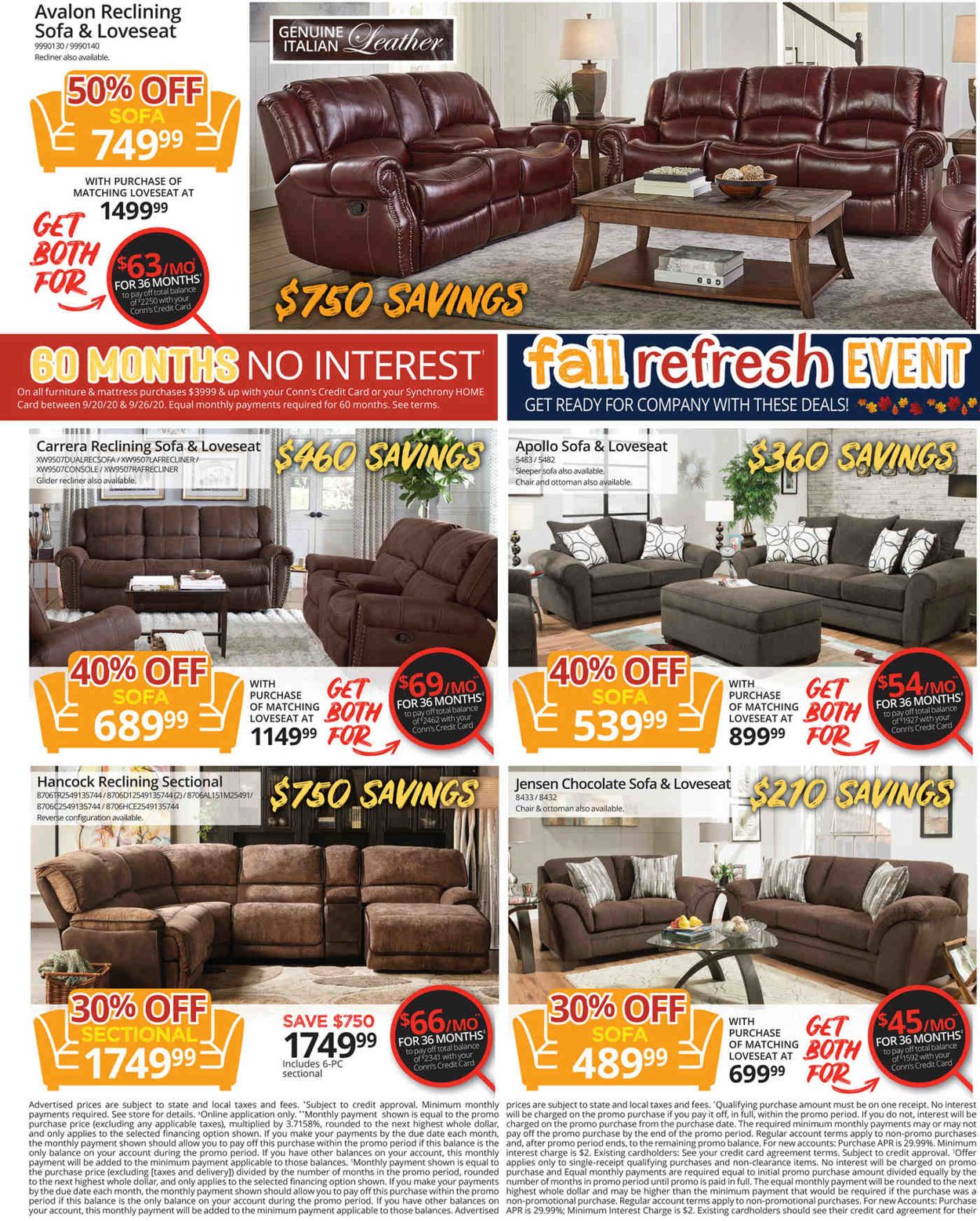 Catalogue Conn's Home Plus from 09/20/2020